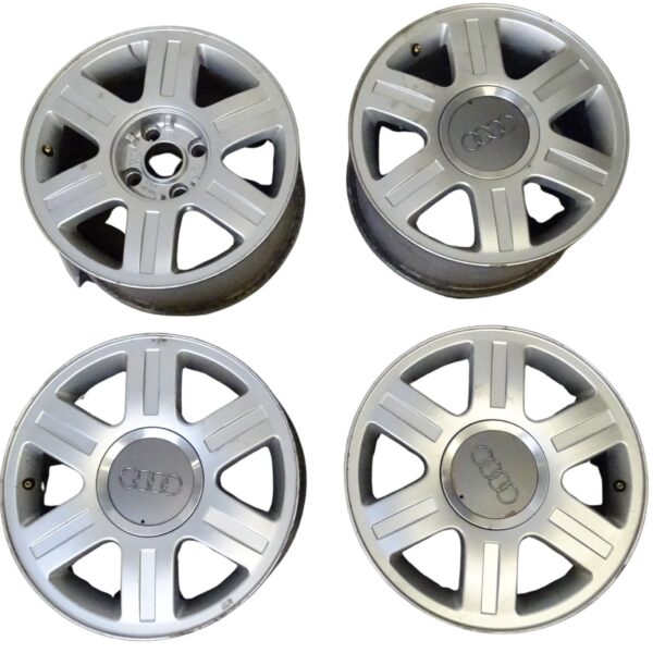 4x 895601025R Audi 80 Cabrio Coupe Alufelgen 7Jx15H2 ET37