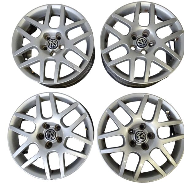 4x 1J0601025AN Alufelgen Golf 4 6,5Jx16H2 ET42