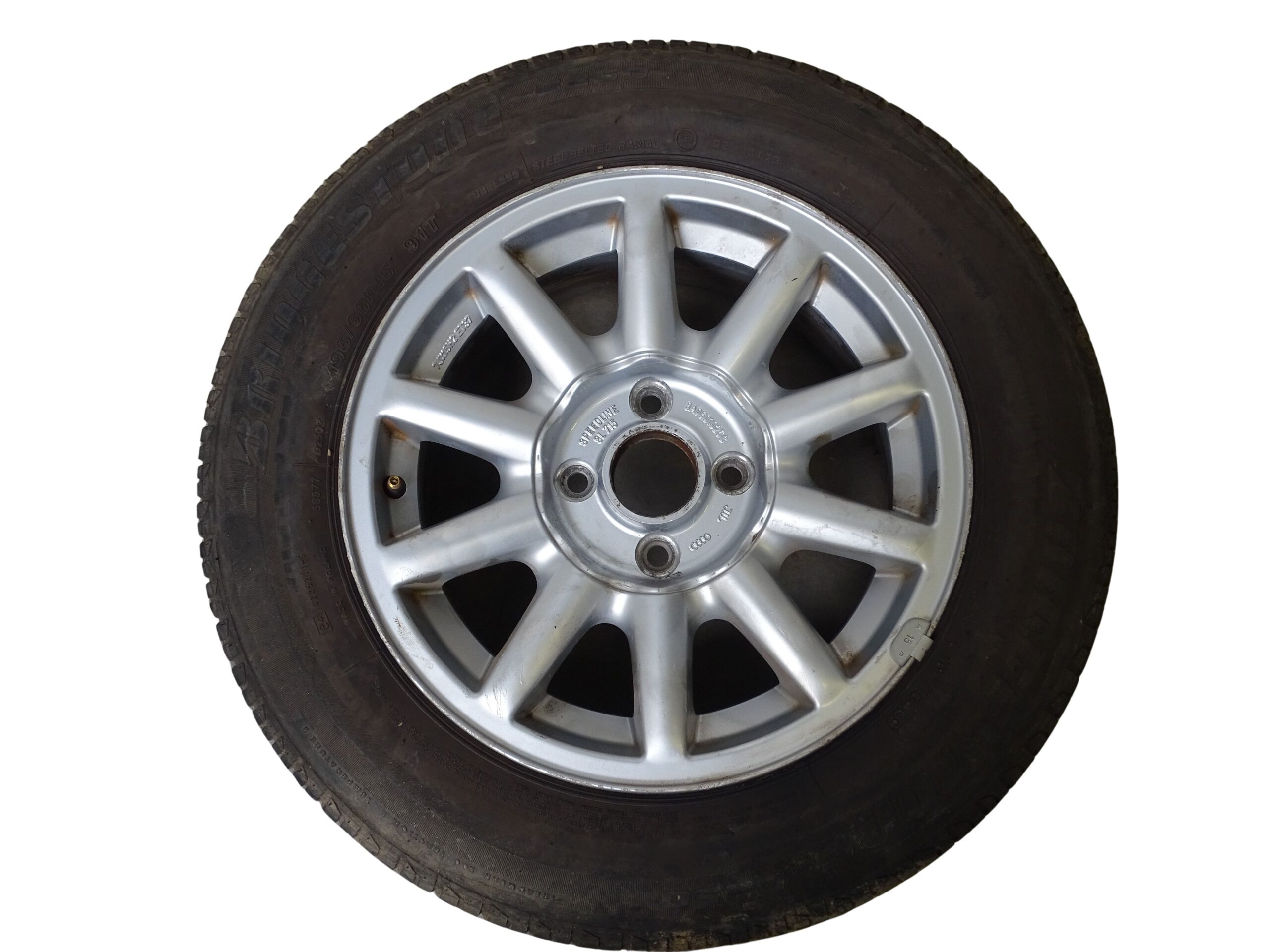 8A0601025C Audi 80 B4 Cabrio Coupe Speedline SL 715 10 Speichen Alufelgen Satz 7x15 Zoll ET37 Lochkreis 4x108 – Bild 13