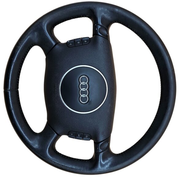 8E0419091AK AUDI A4 S4 8E Cabrio 8H B6 4-Speichen Multifunktion Lenkrad Lederlenkrad