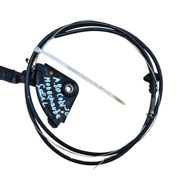 443823531A Audi 80 B4 Cabrio Coupe Typ 89 Motorhaubenentriegelung kpl. mit Seilzug/ Haubenzug