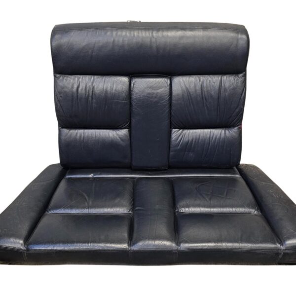 Audi 80 Cabrio Cabriolet Typ 89 Rücksitzbank Leder Schwarz / Blau