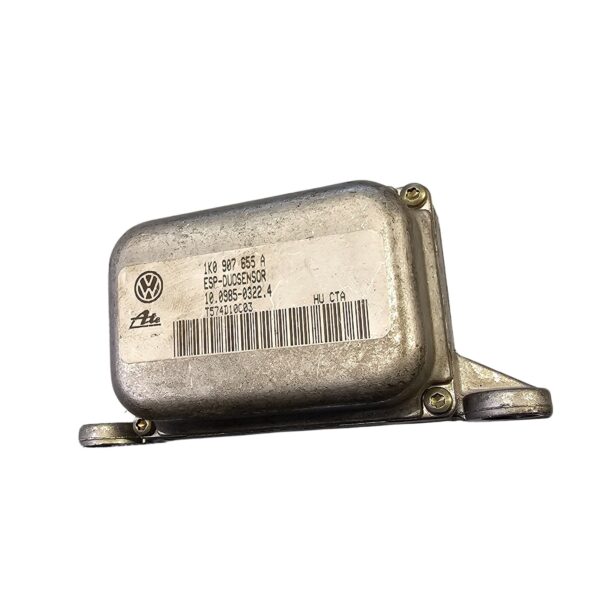 1K0907655A Original Audi A3 8P VW Golf 5 1K Touran ESP Sensor Duosensor Drehratensensor Kombi-Sensor Beschleunigung Drehrate