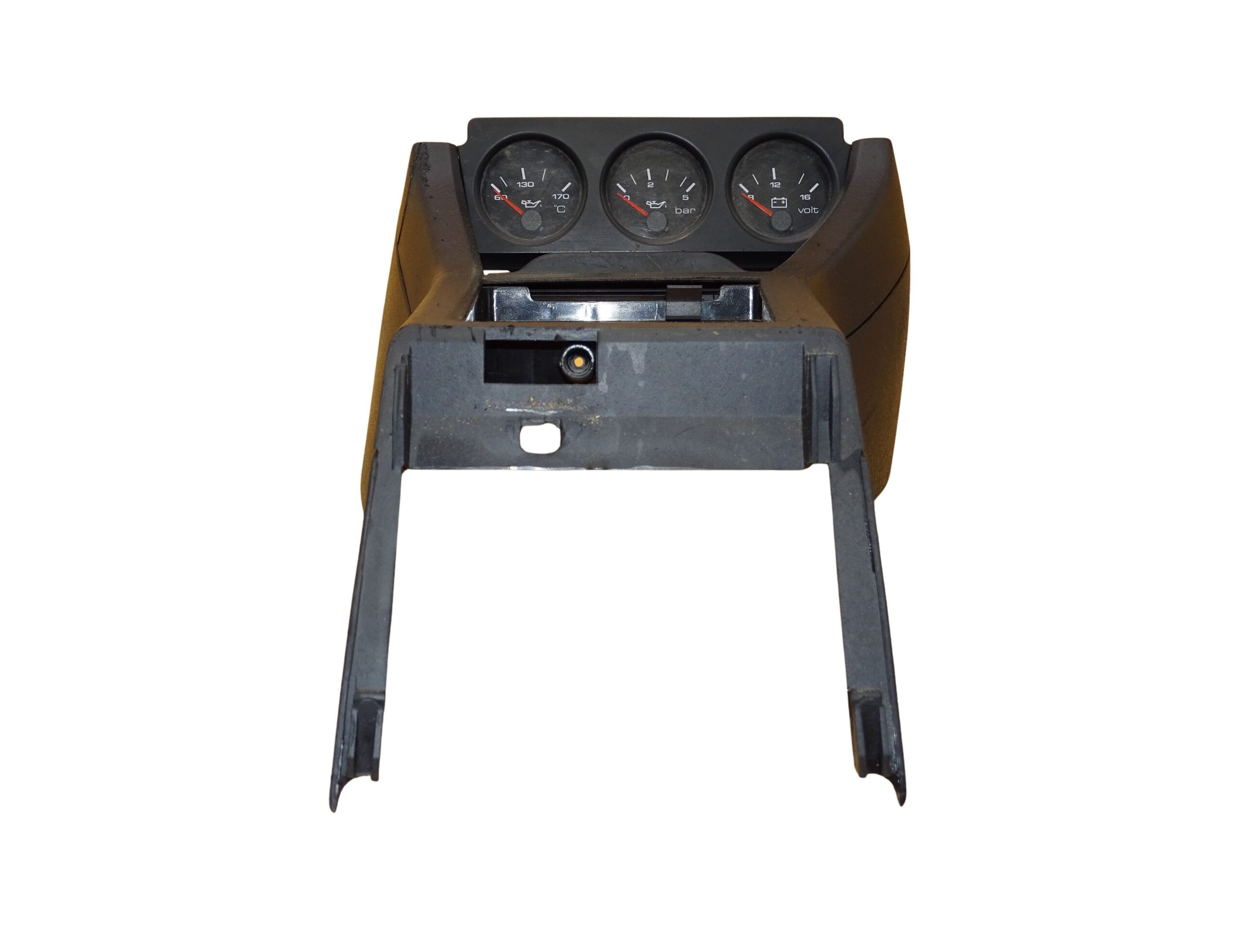 8A1863243D+8A1919214C Audi 80 90 B3 B4 Cabrio Coupe Typ 89 Mittelkonsole mit Zusatzinstrumenten Aschenbecher Schwarz – Bild 6