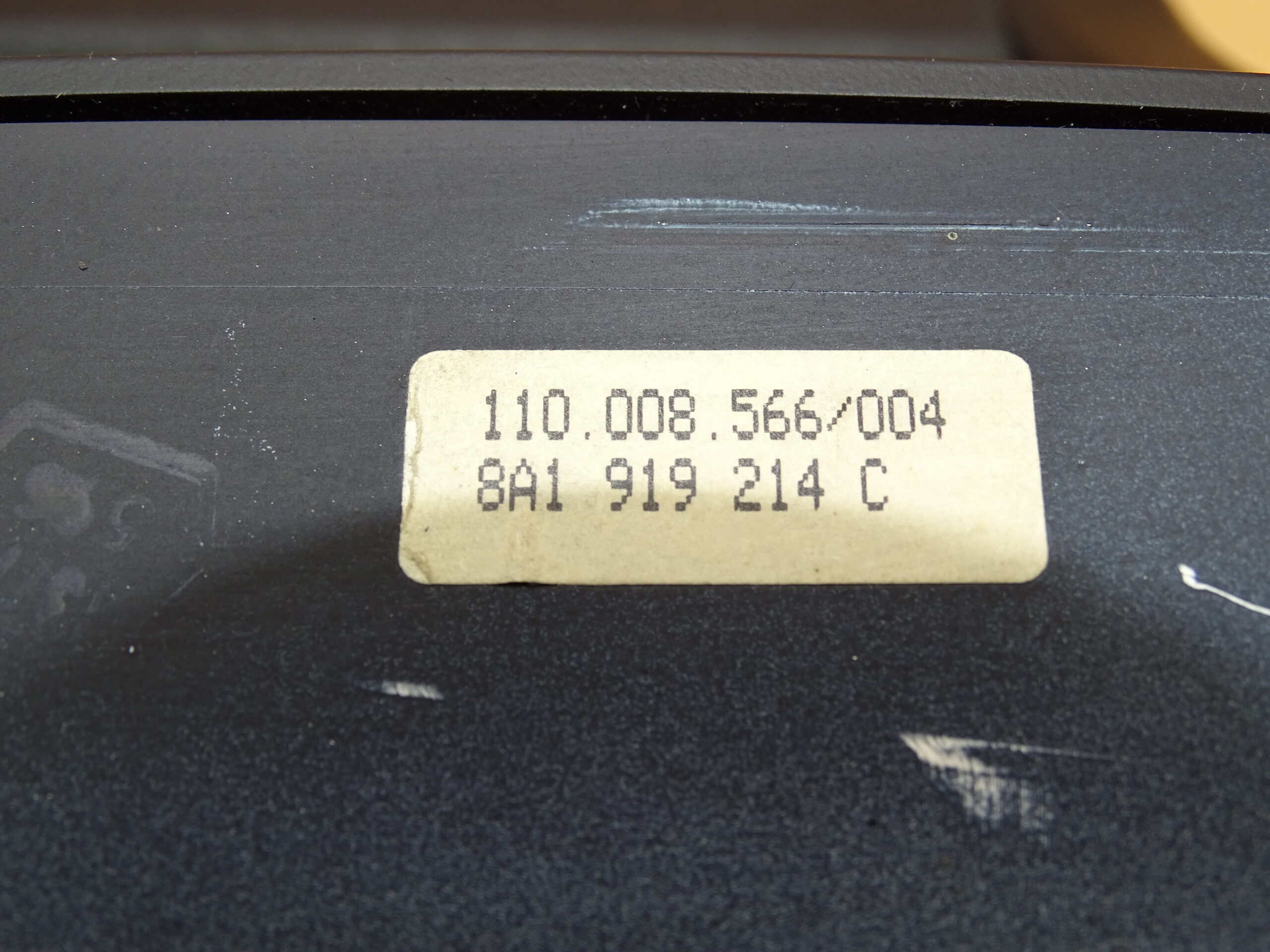 8A1863243D+8A1919214C Audi 80 90 B3 B4 Cabrio Coupe Typ 89 Mittelkonsole mit Zusatzinstrumenten Aschenbecher Schwarz – Bild 12