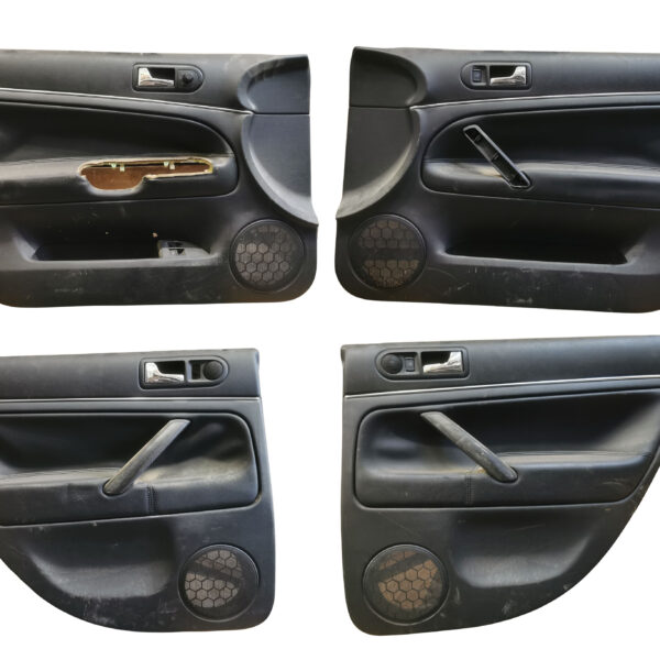 3B0867011 3B0867012 3B5867211 3B5867212 VW Passat 3BG Türverkleidungen Schwarz Leder