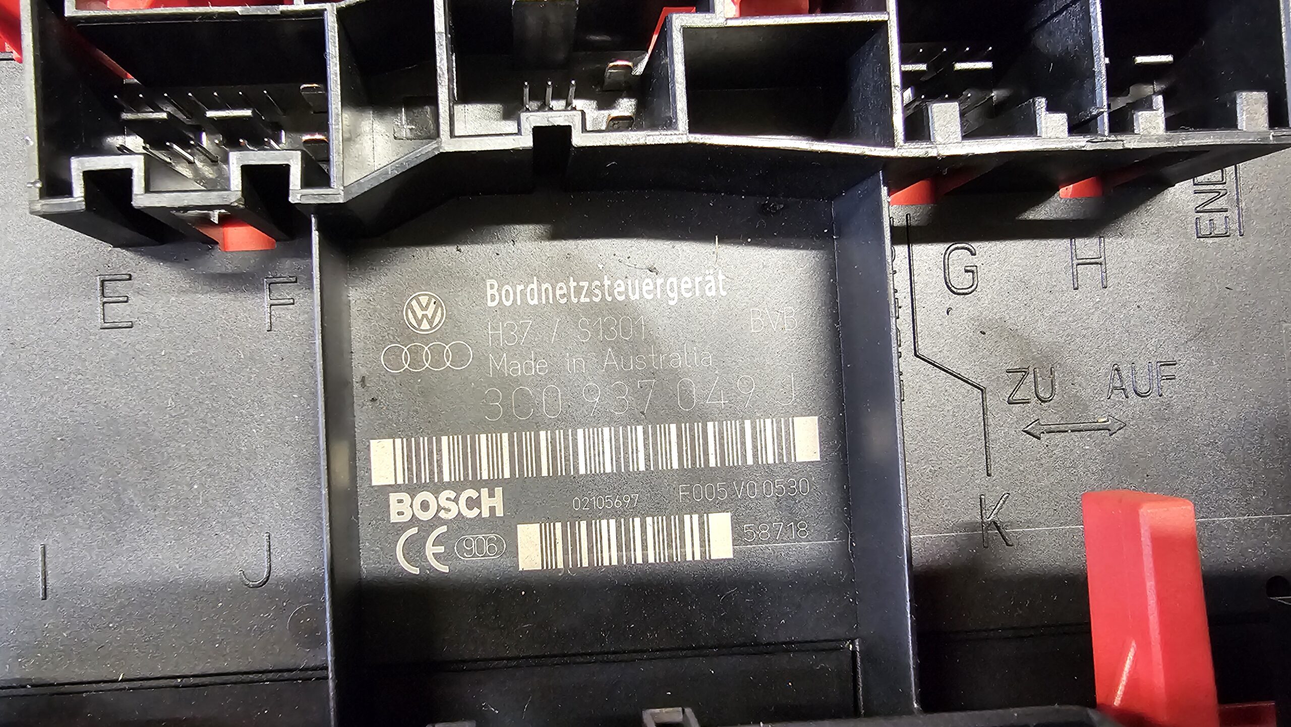 3C0937049J VW Passat 3C B6 Touran Original Bordnetz Bordnetzsteuergerät Bosch – Bild 2