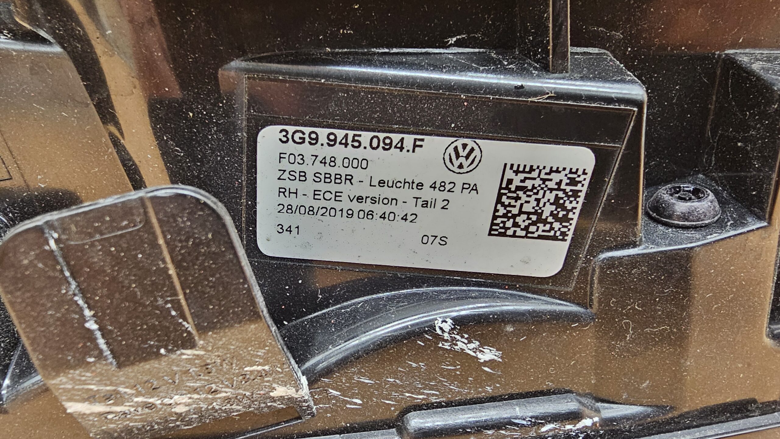 3G9945094F Original VW Passat B8 3G Variant Facelift LED Rückleuchte rechts innen – Bild 5