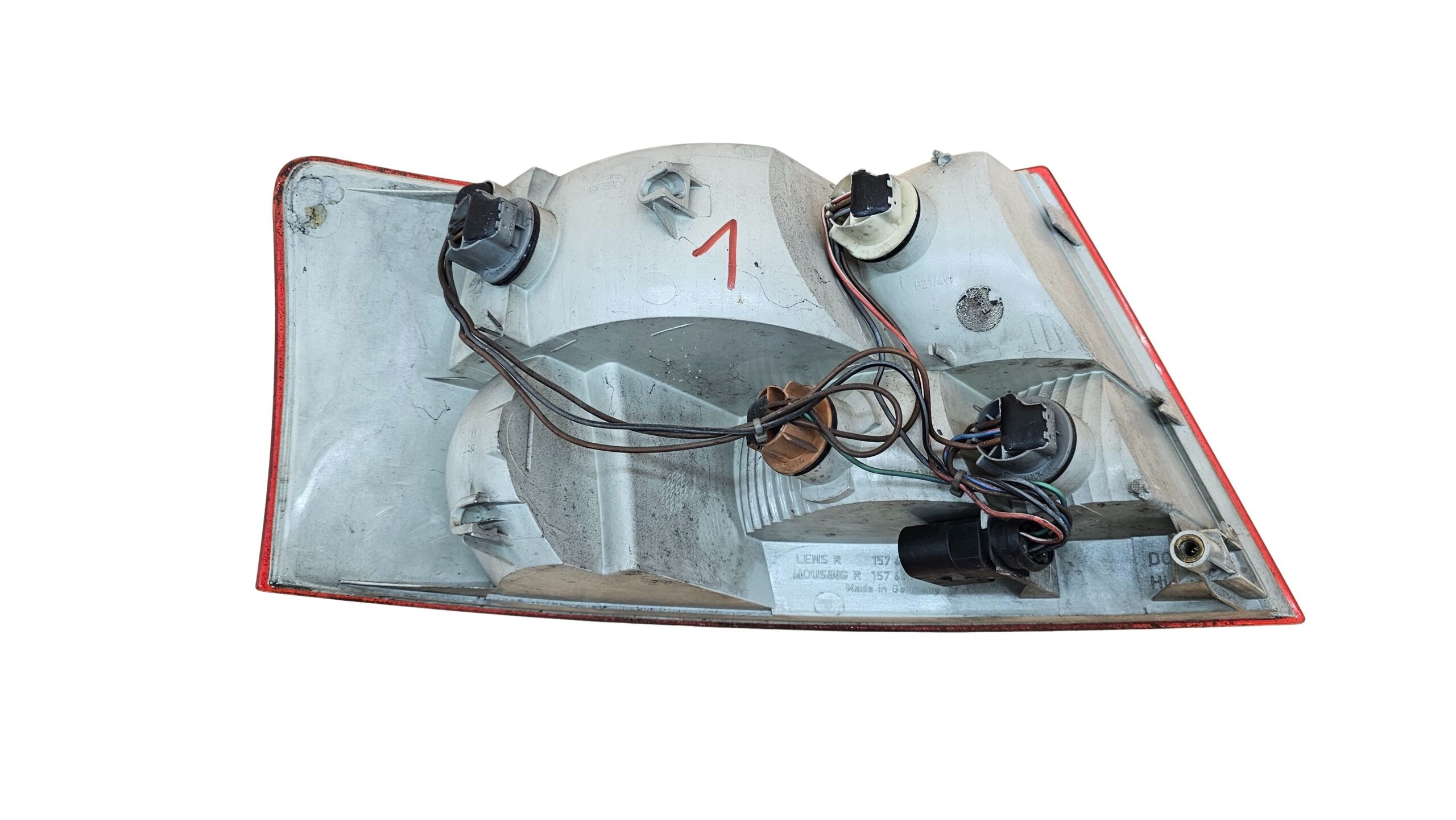 8H0945096A 157674 Audi A4 S4 Cabrio 8H B6 Rückleuchte Rücklicht hinten rechts mit Lampenfassungen – Bild 4