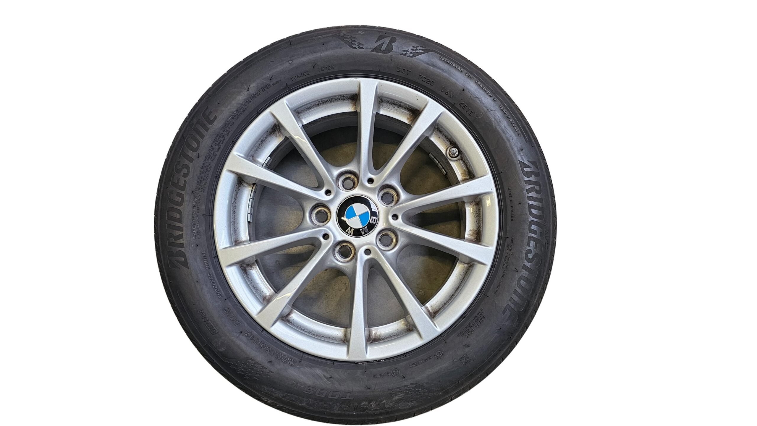 6796236 Original BMW 3/4er F30 F31 F36 16Zoll V Speiche 390 Felgensatz Alufelgen 7x16 ET31 5x120 – Bild 3