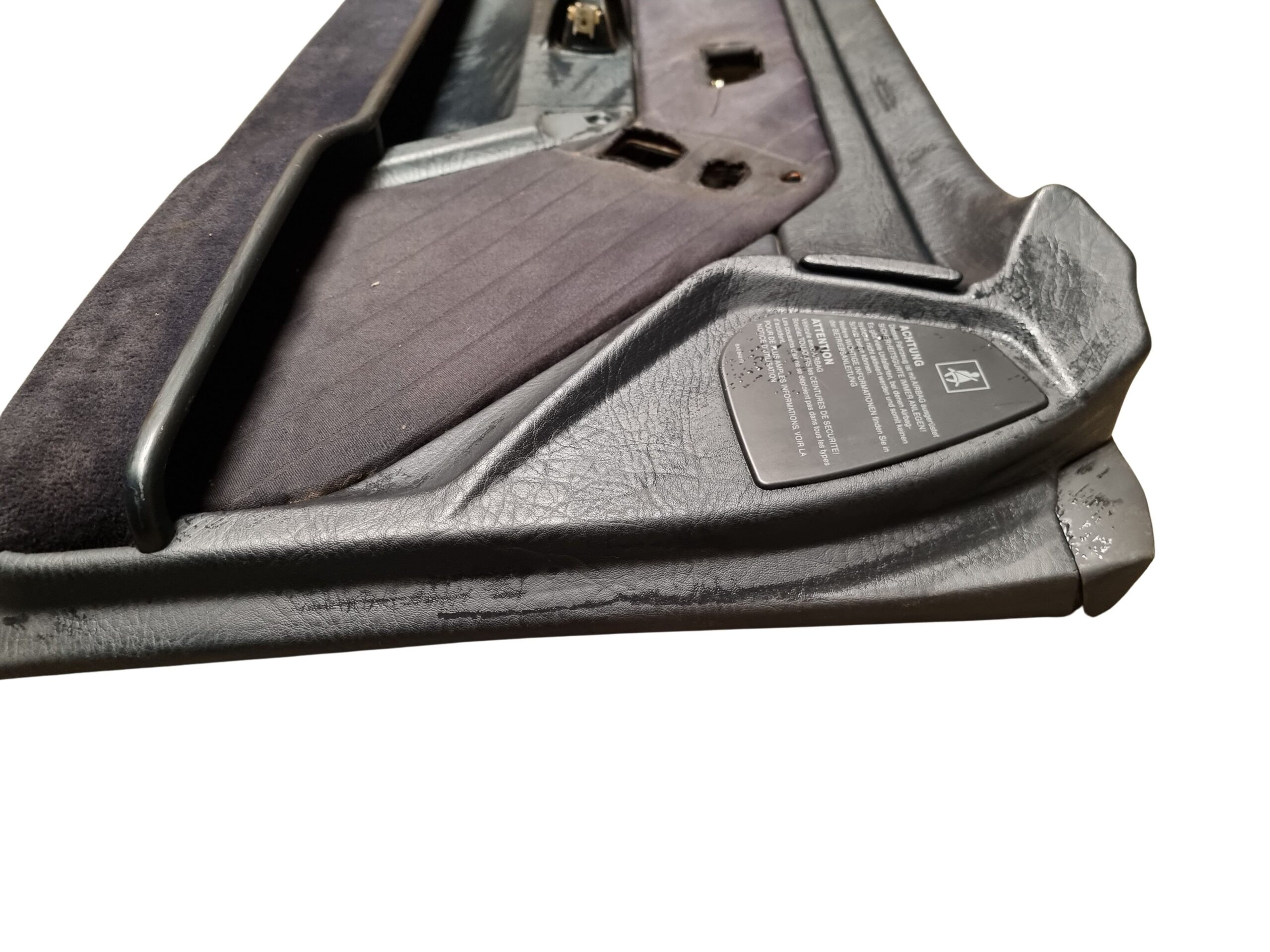 895868101 + 895868102 Audi 80 Cabrio Typ 89 Türverkleidung Grau / Stoff – Bild 4