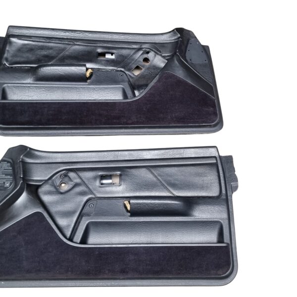 895868101 + 895868102 Audi 80 Cabrio Typ 89 Türverkleidung Schwarz Leder / Stoff