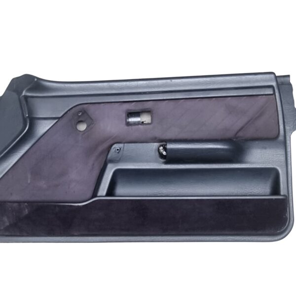 895868102 Audi 80 Cabrio Typ 89 Beifahrerseite Türverkleidung Grau Blau / Stoff