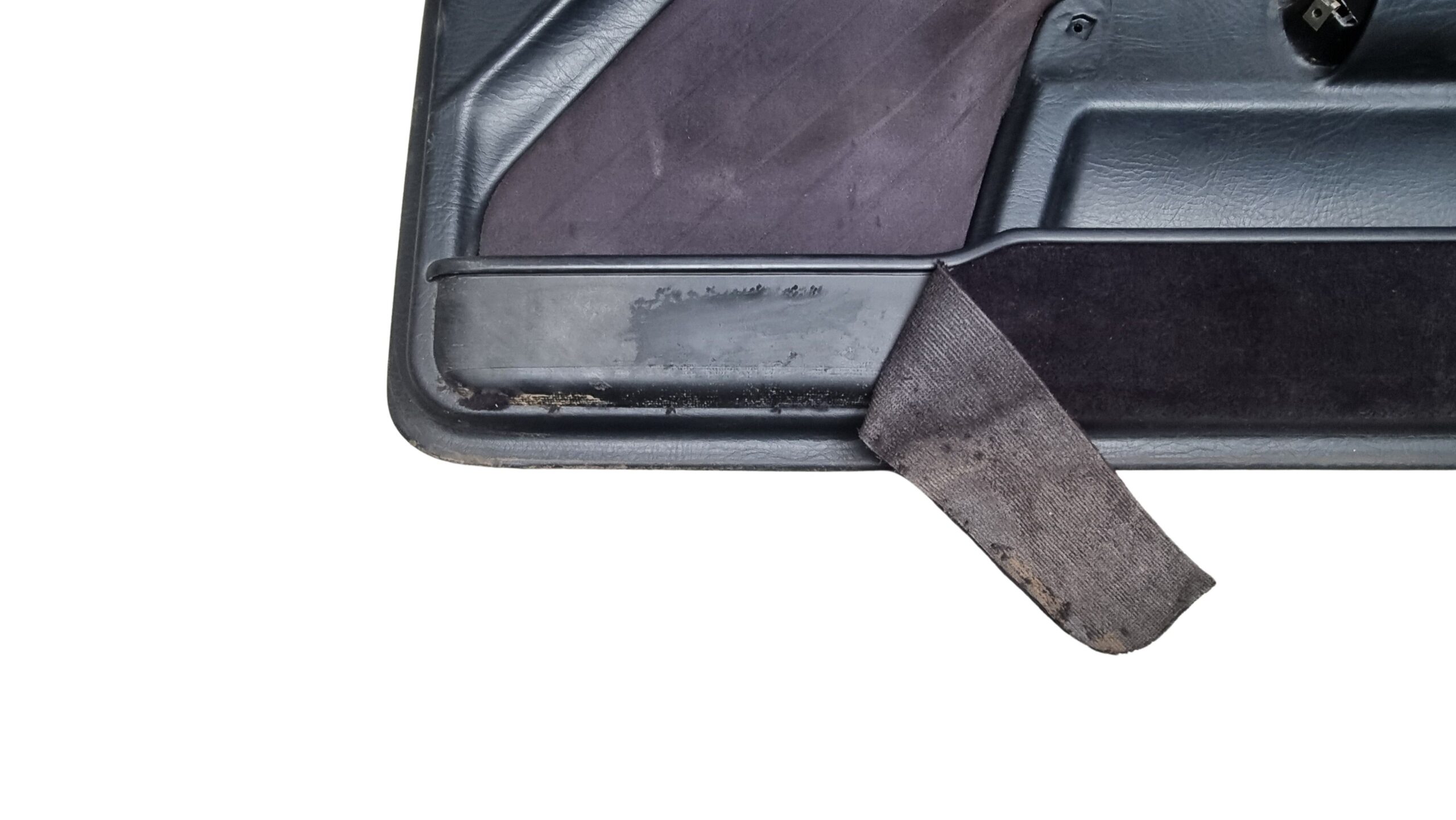 895868102 Audi 80 Cabrio Typ 89 Beifahrerseite Türverkleidung Grau Blau / Stoff – Bild 5