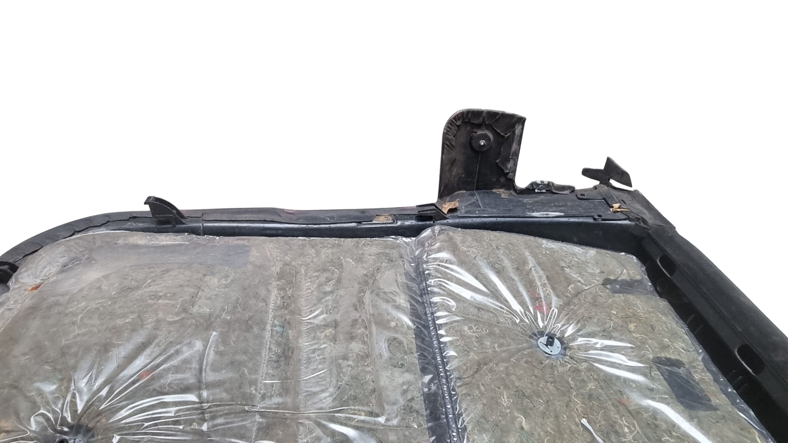 895868102 Audi 80 Cabrio Typ 89 Beifahrerseite Türverkleidung Grau Blau / Stoff – Bild 9