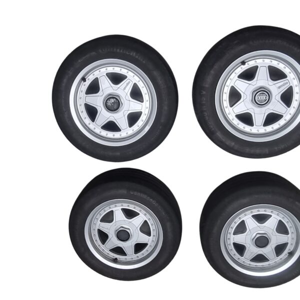 893071493A Audi 80 B4 Cabrio Speedline Alufelgen Satz Silber 7x15 Zoll ET38, Lochkreis 4x108