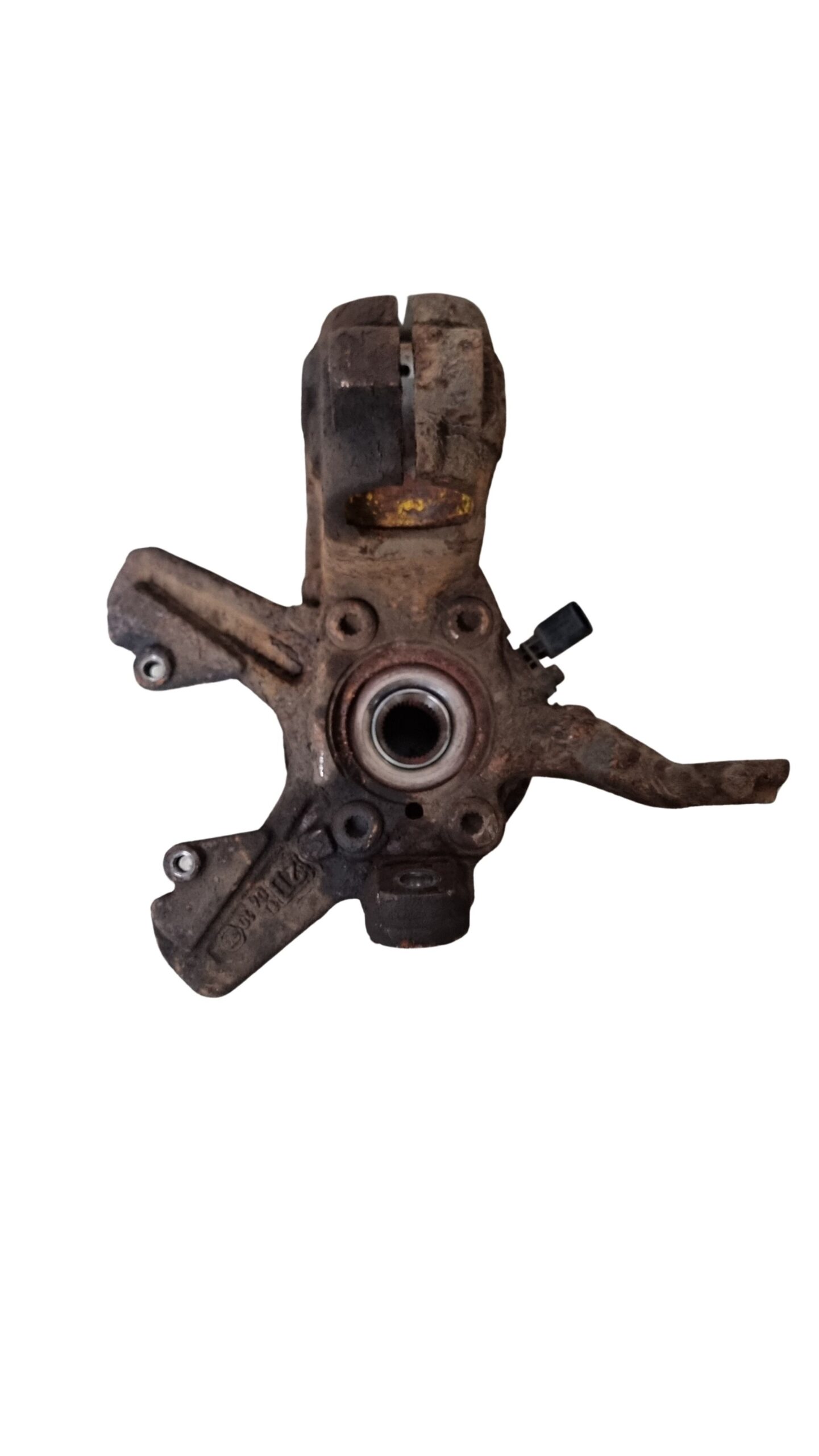 1K0407256 VW Golf 5 V Radlagergehäuse / Achsschenkel mit Bremsträger + Radnabe Vorne Rechts – Bild 3