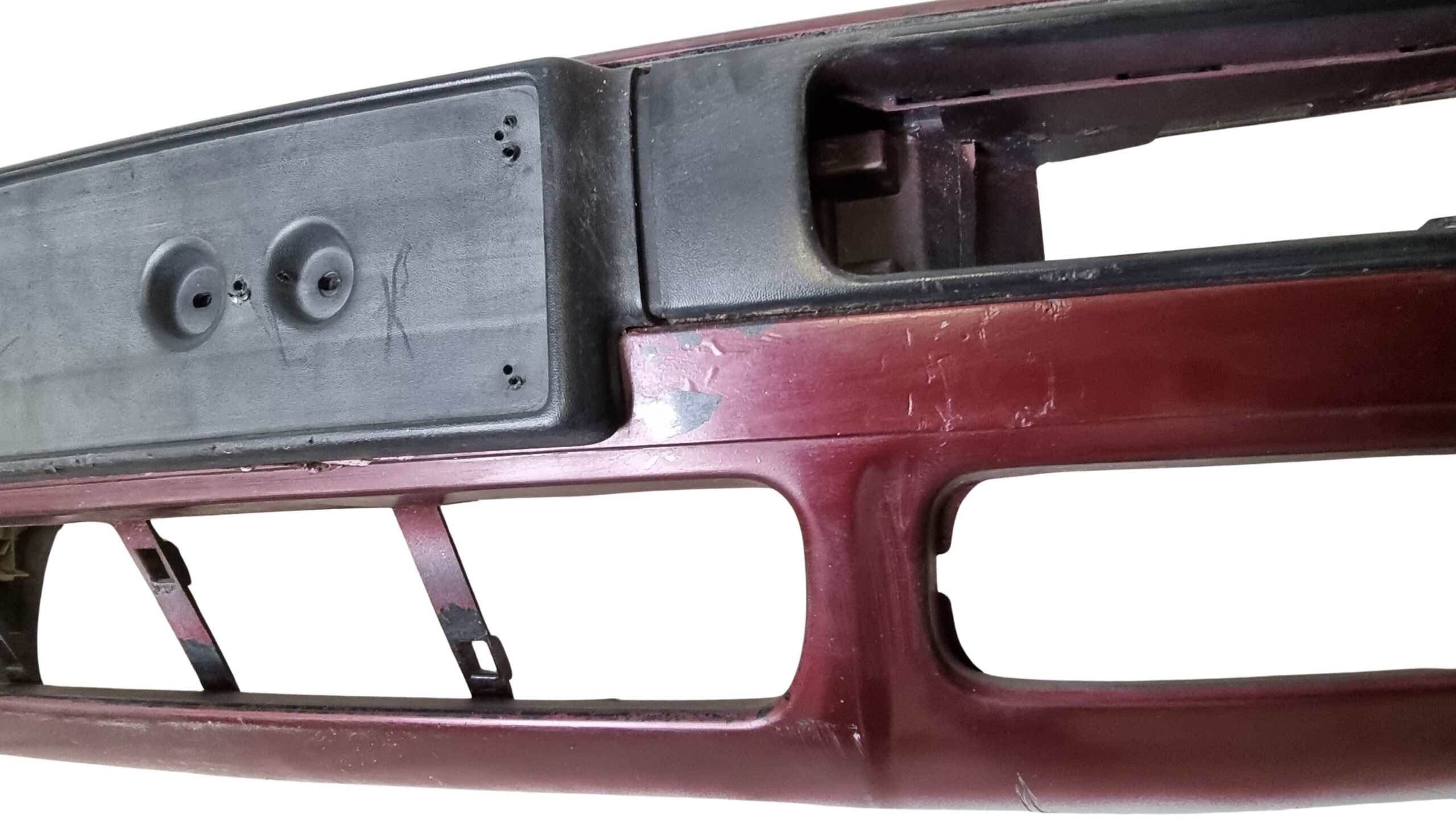 895807095 Audi 80 Cabrio Coupe V6 Stoßstange Vorne Bordeaux Rot – Bild 6
