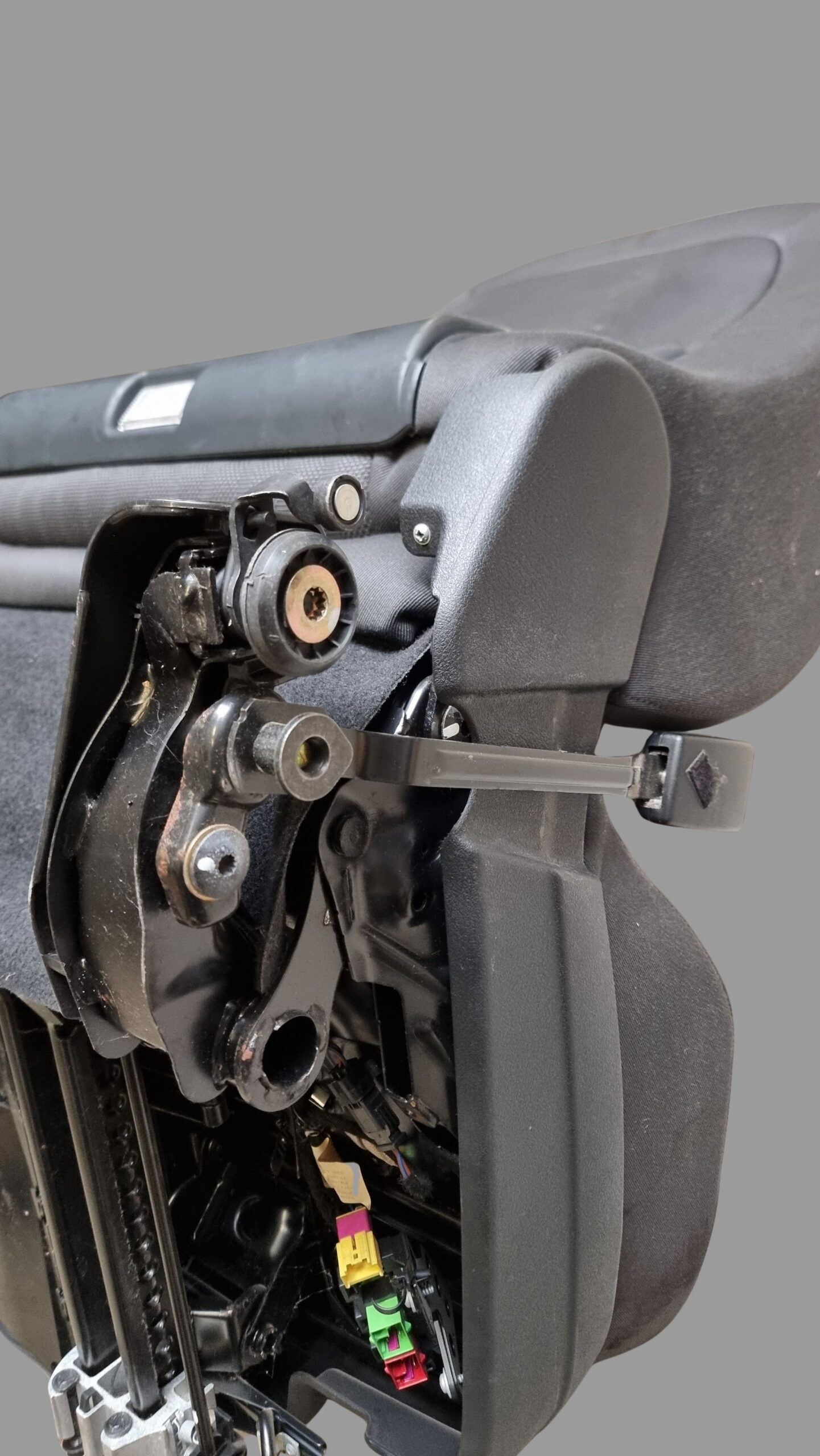 Audi A6 4B Sitze Fahrerseite Beifahrerseite Grau Stoff – Bild 11