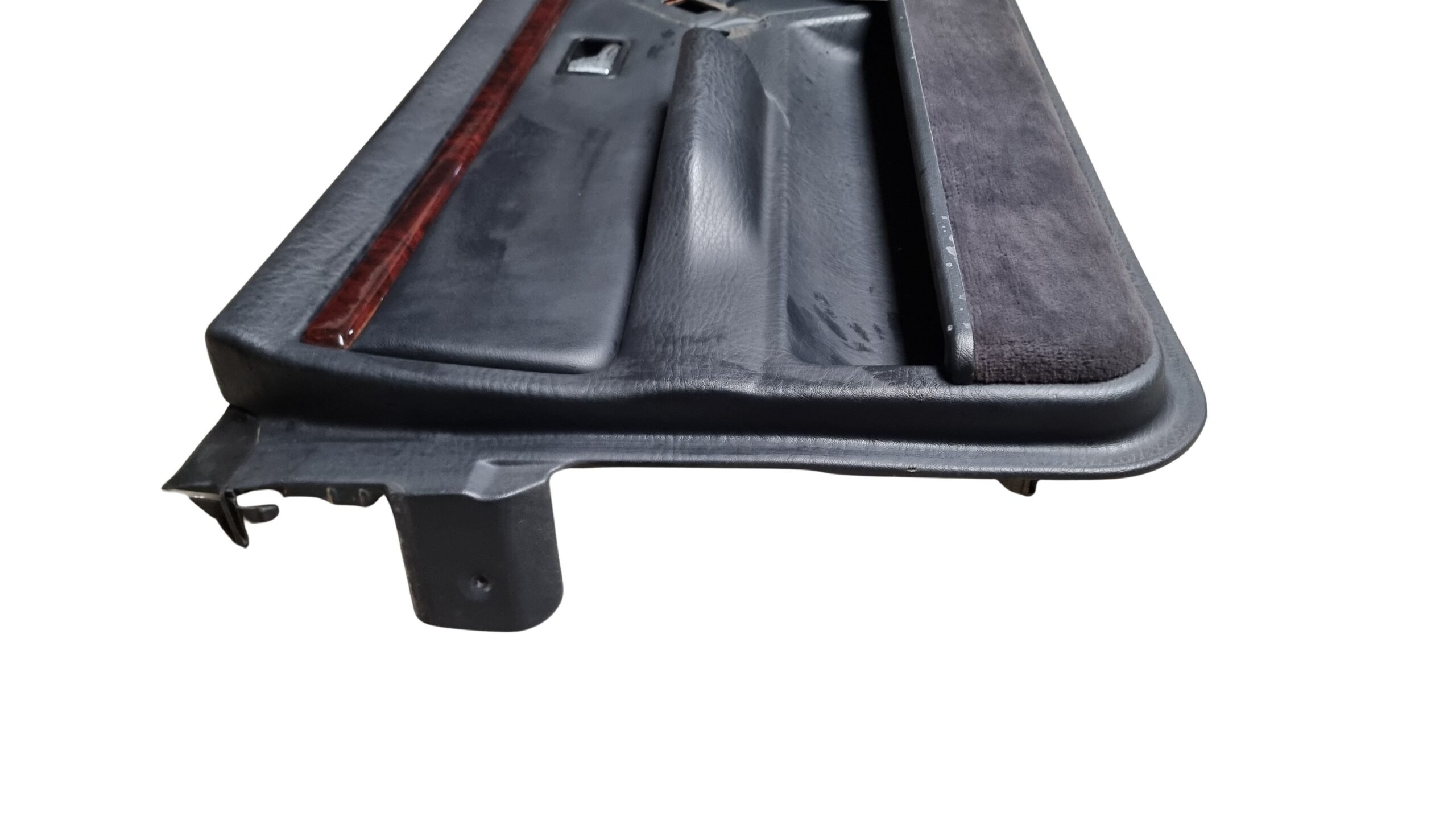8G0867105A / 895867105L Audi 80 Cabrio Typ 89 Türverkleidung vorne Links Fahrerseite Leder Schwarz – Bild 2