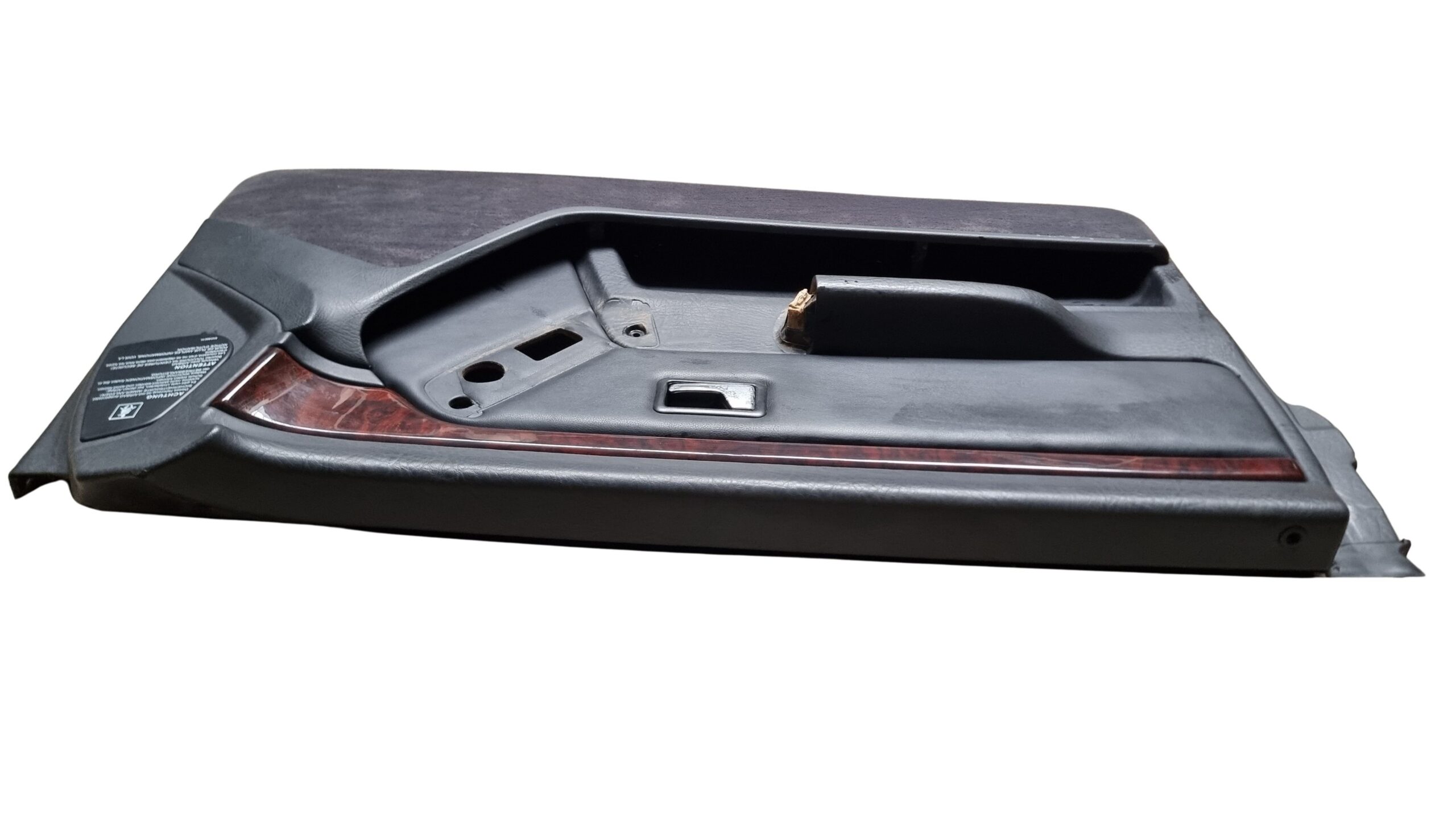 8G0867105A / 895867105L Audi 80 Cabrio Typ 89 Türverkleidung vorne Links Fahrerseite Leder Schwarz – Bild 4