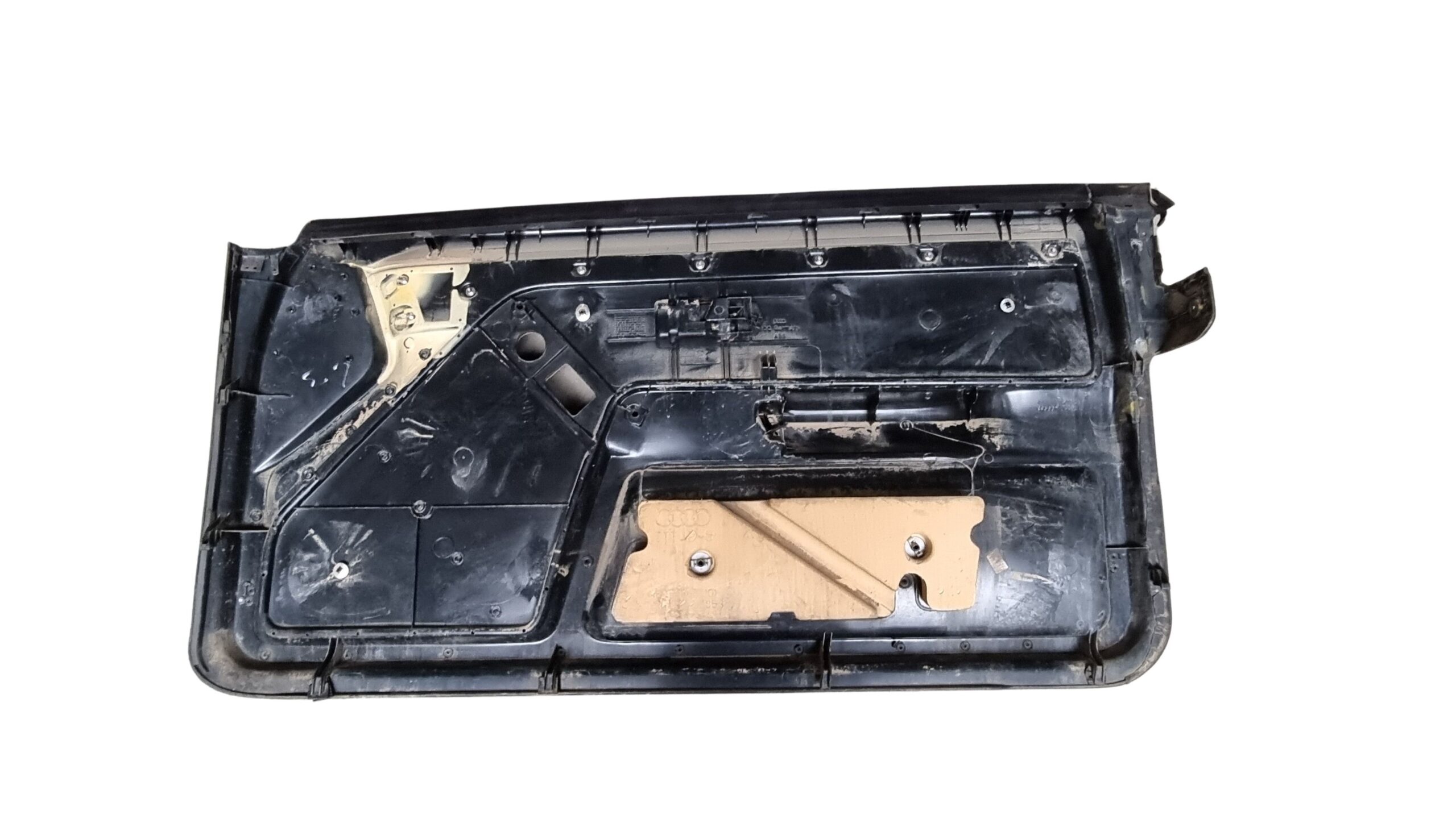 8G0867105A / 895867105L Audi 80 Cabrio Typ 89 Türverkleidung vorne Links Fahrerseite Leder Schwarz – Bild 6