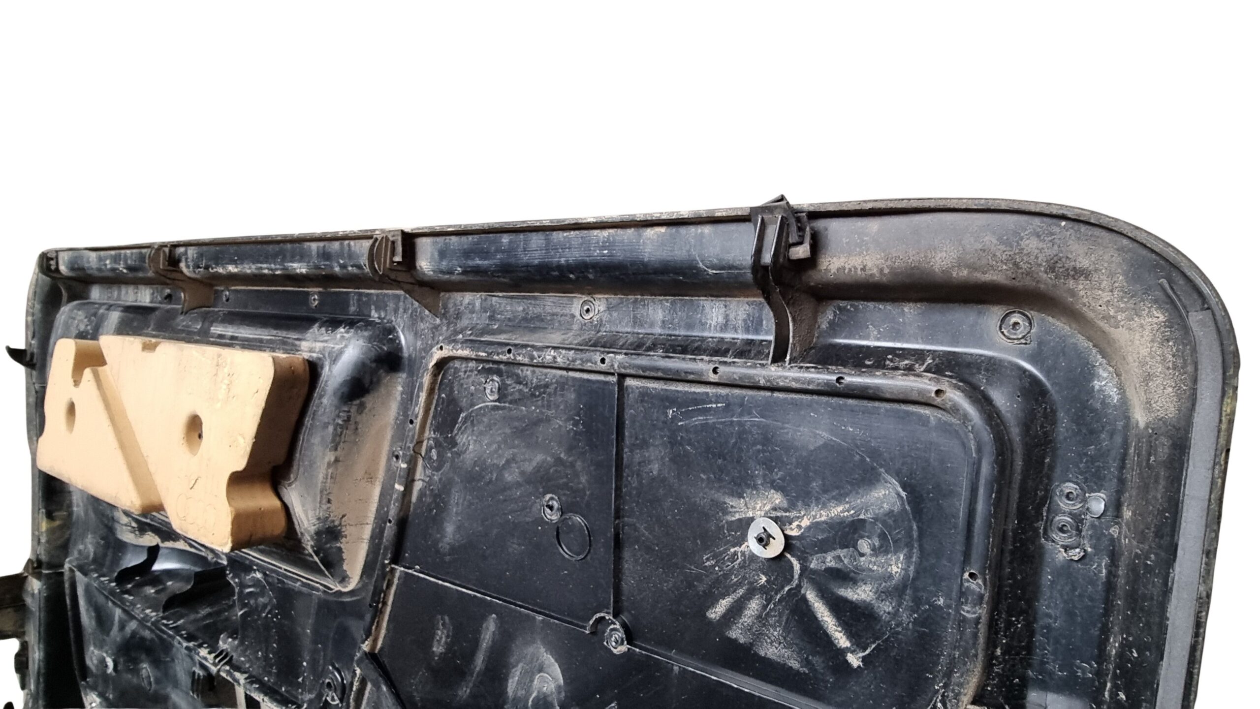 8G0867105A / 895867105L Audi 80 Cabrio Typ 89 Türverkleidung vorne Links Fahrerseite Leder Schwarz – Bild 9