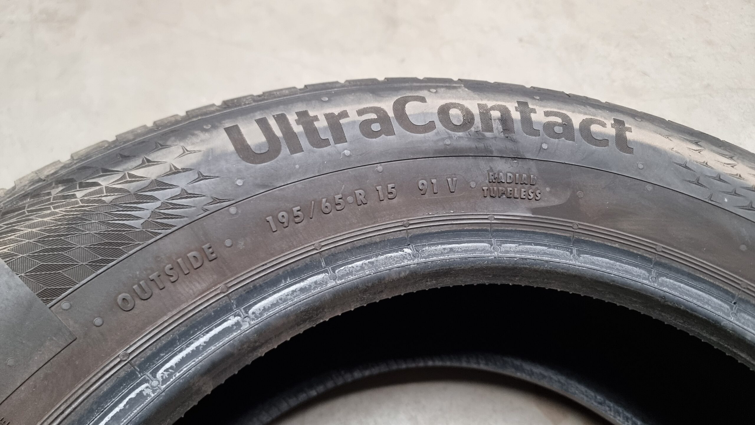 2x Continental Ultra Contact Sommerreifen 195/65 R15 91 V 6mm Profil – Bild 7