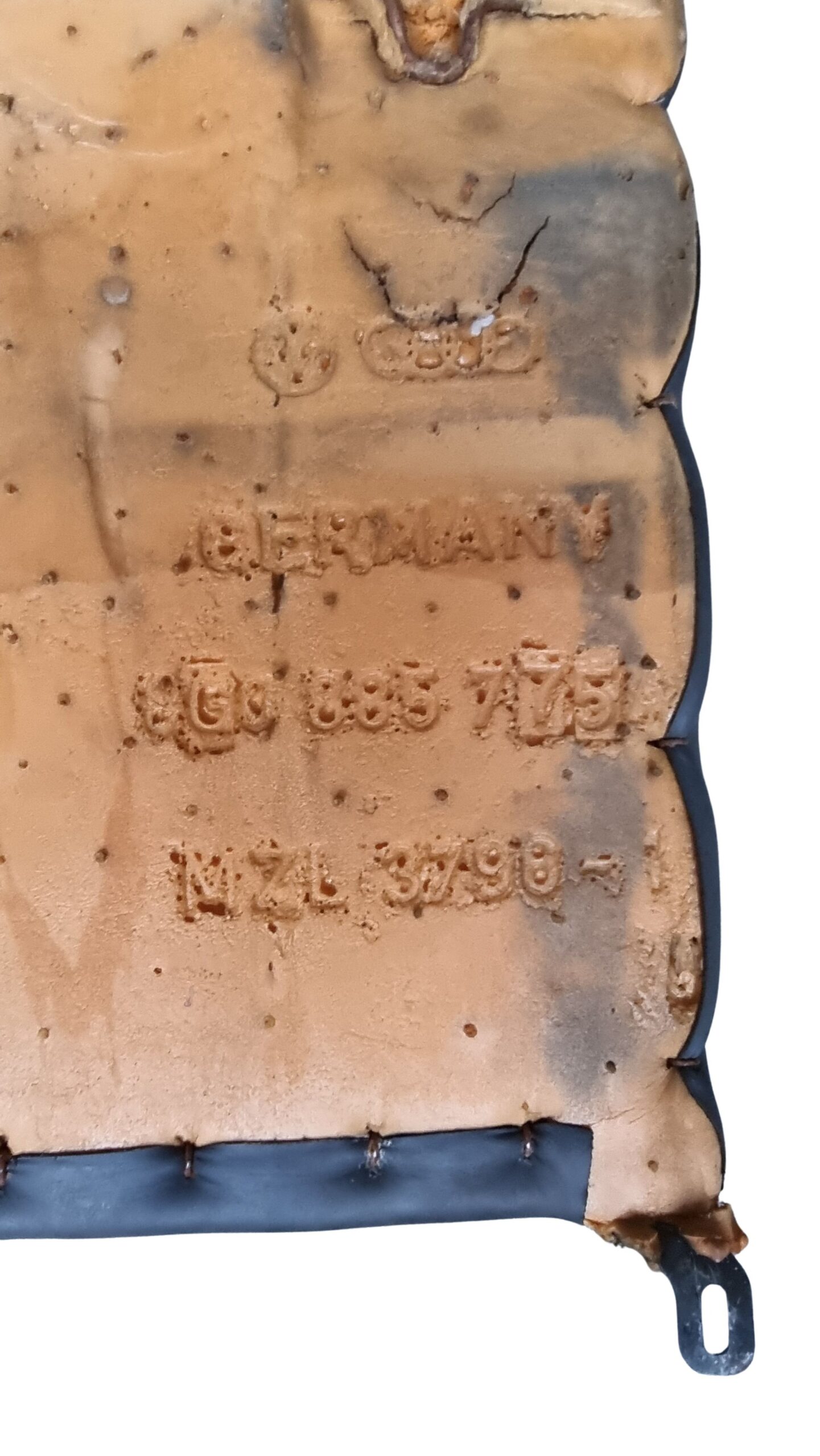 8G0885775A + 8G0885375B Audi 80 Cabrio Typ 89 Rücksitzbank Leder Anthrazit Grau dunkel – Bild 9