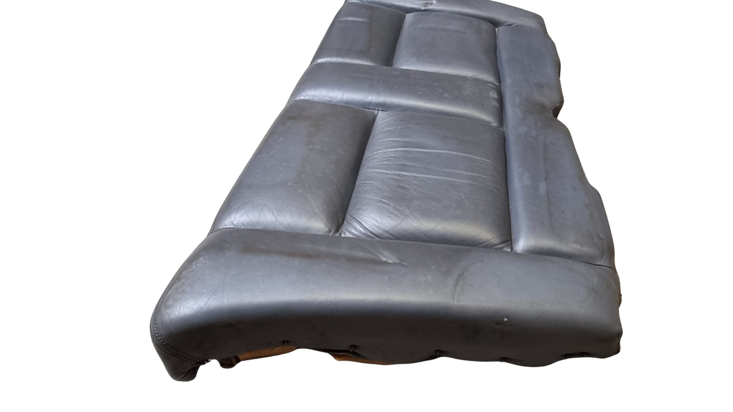 8G0885775A + 8G0885375B Audi 80 Cabrio Typ 89 Rücksitzbank Leder Anthrazit Grau dunkel – Bild 12