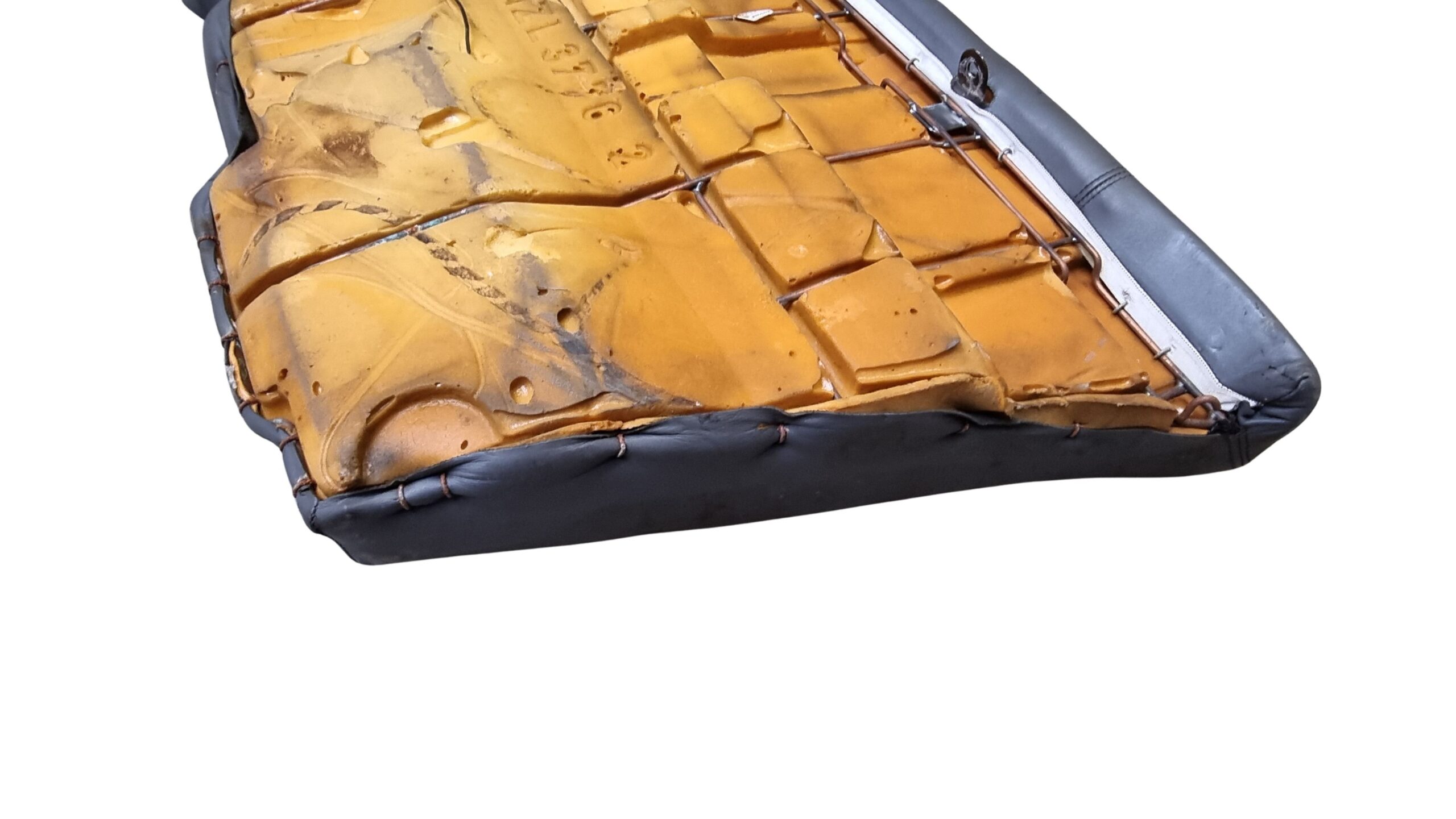 8G0885775A + 8G0885375B Audi 80 Cabrio Typ 89 Rücksitzbank Leder Anthrazit Grau dunkel – Bild 17