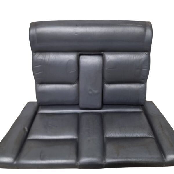 8G0885775A + 8G0885375B Audi 80 Cabrio Typ 89 Rücksitzbank Leder Anthrazit Grau dunkel