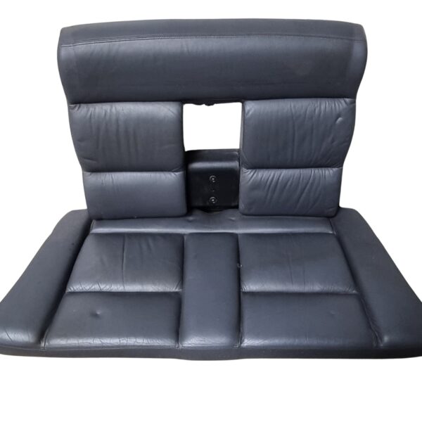 8G0885775A + 8G0885375B Audi 80 Cabrio Typ 89 Rücksitzbank Rücksitzlehne Leder Anthrazit Grau