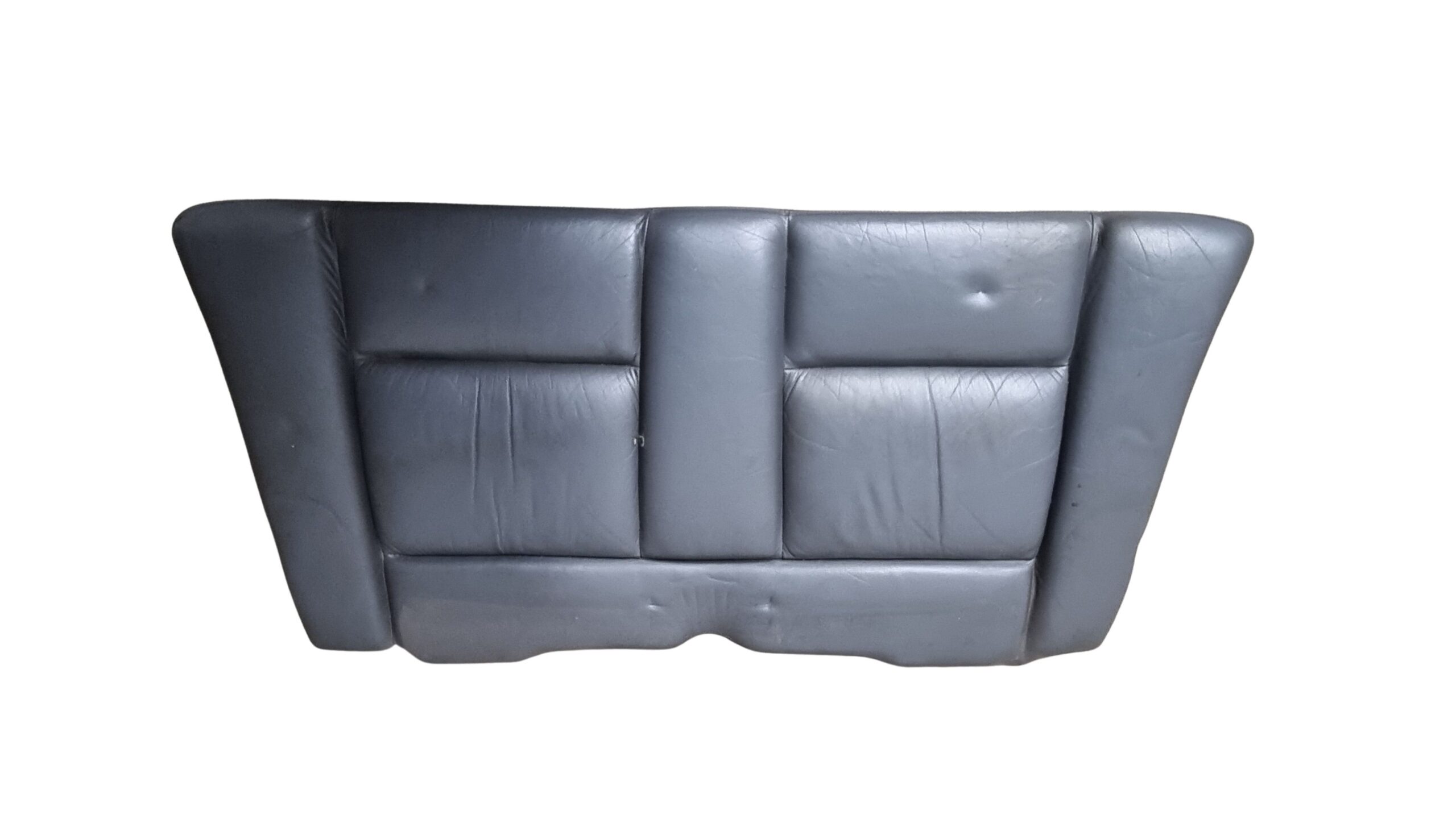 8G0885775A + 8G0885375B Audi 80 Cabrio Typ 89 Rücksitzbank Rücksitzlehne Leder Anthrazit Grau – Bild 10