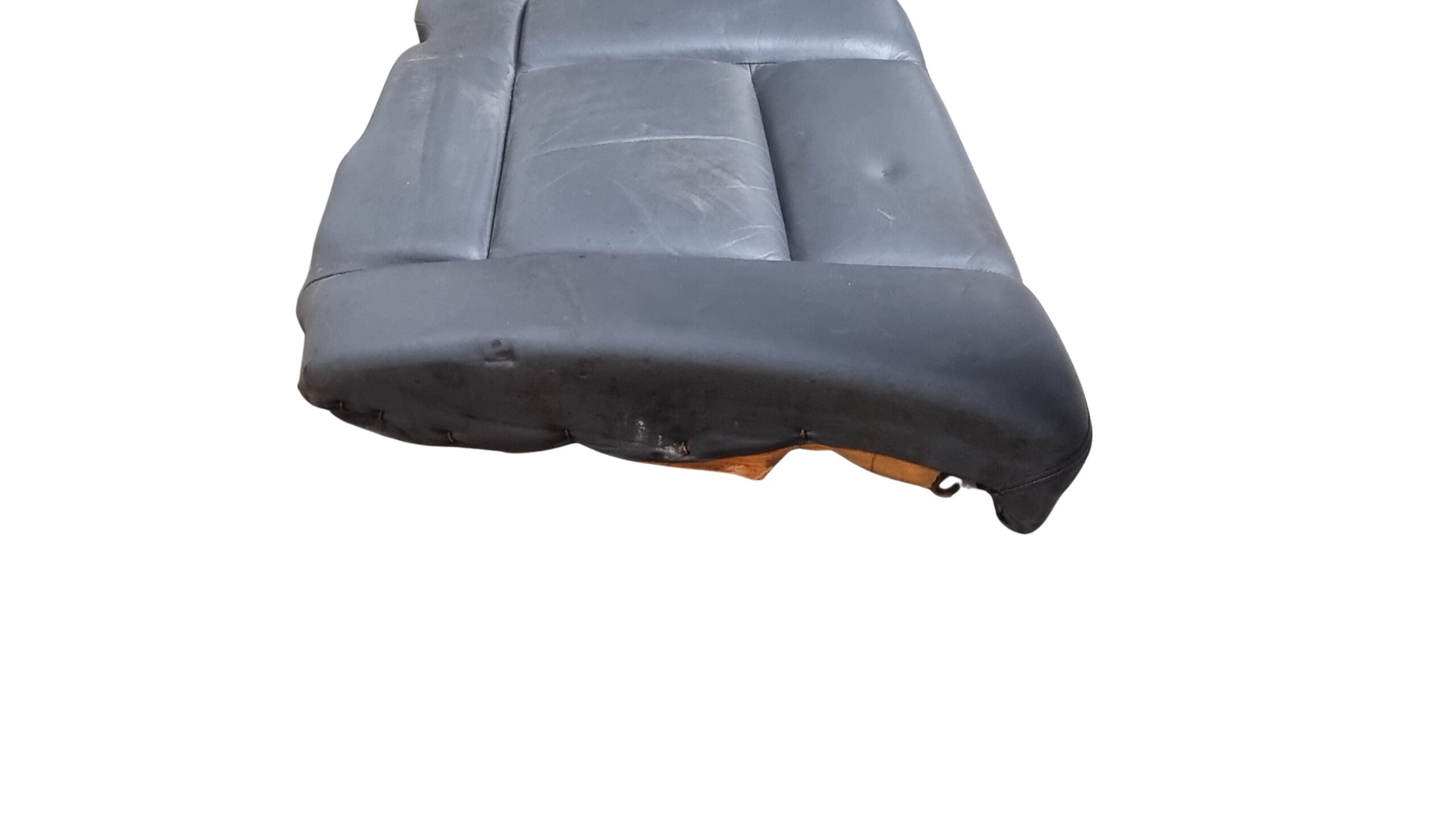 8G0885775A + 8G0885375B Audi 80 Cabrio Typ 89 Rücksitzbank Rücksitzlehne Leder Anthrazit Grau – Bild 11
