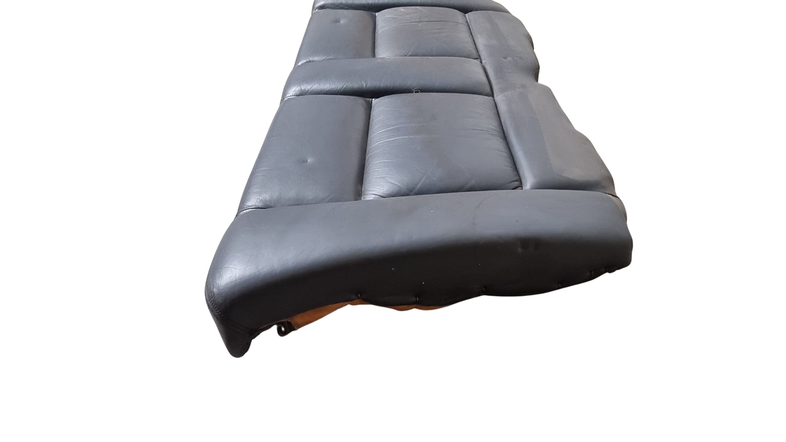8G0885775A + 8G0885375B Audi 80 Cabrio Typ 89 Rücksitzbank Rücksitzlehne Leder Anthrazit Grau – Bild 12