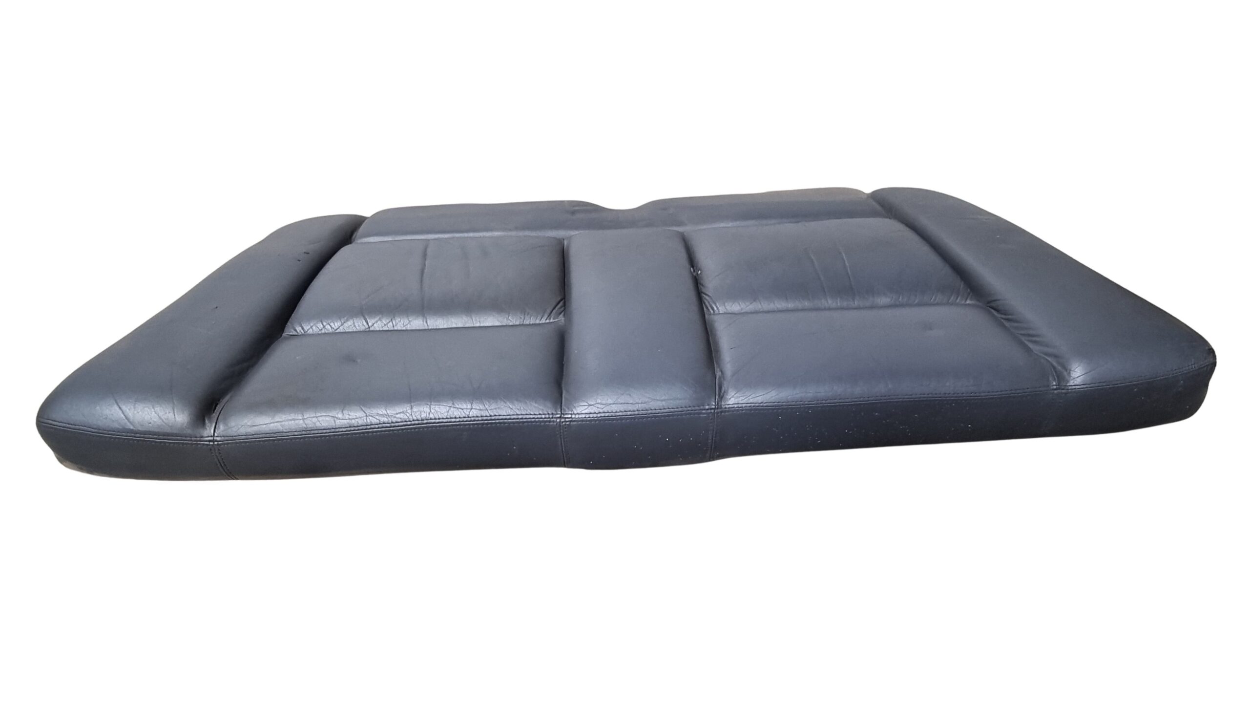 8G0885775A + 8G0885375B Audi 80 Cabrio Typ 89 Rücksitzbank Rücksitzlehne Leder Anthrazit Grau – Bild 14