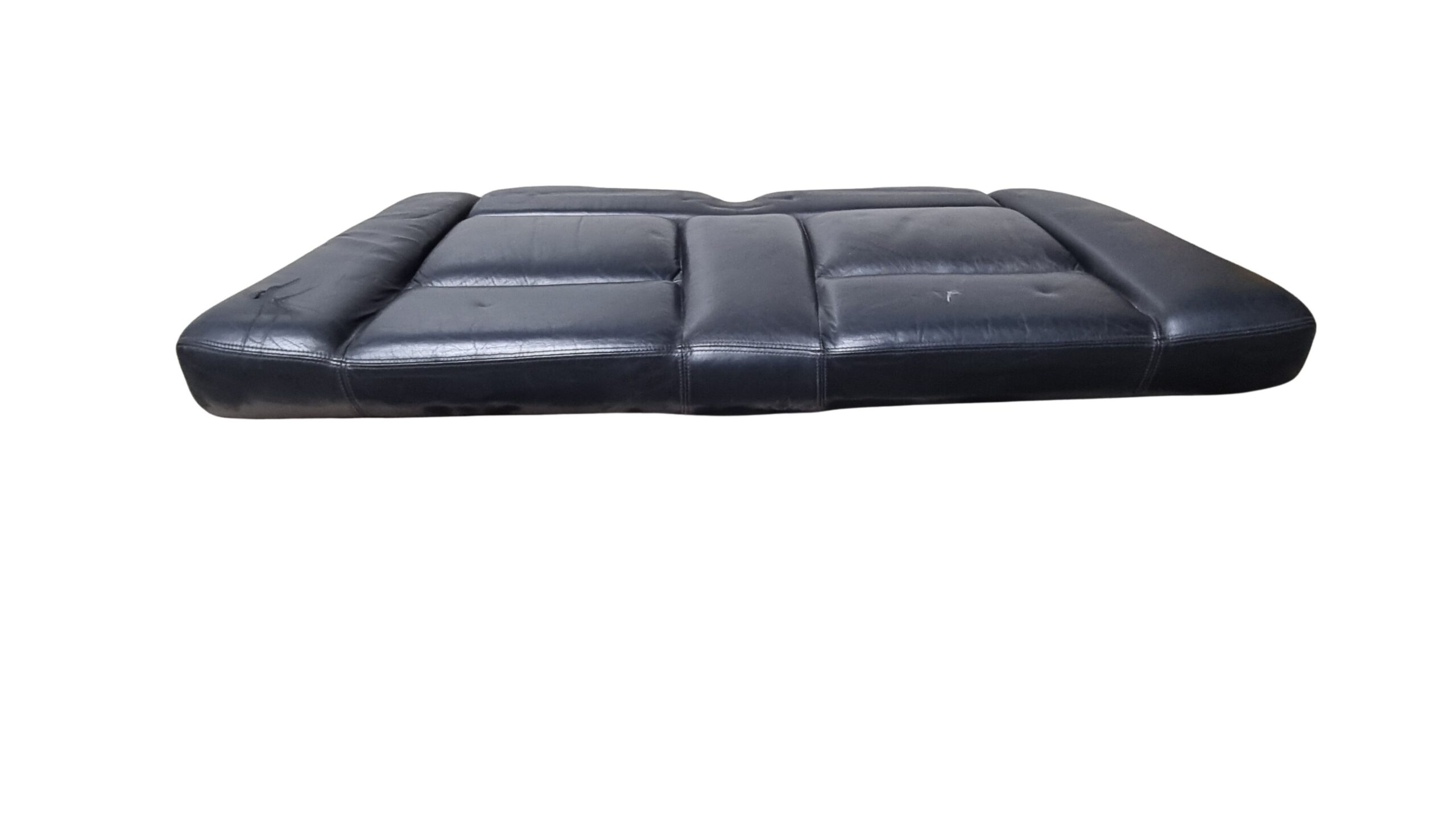 8G0885375B Audi 80 Cabrio Typ 89 Rücksitzbank Sitzfläche Leder Schwarz – Bild 5