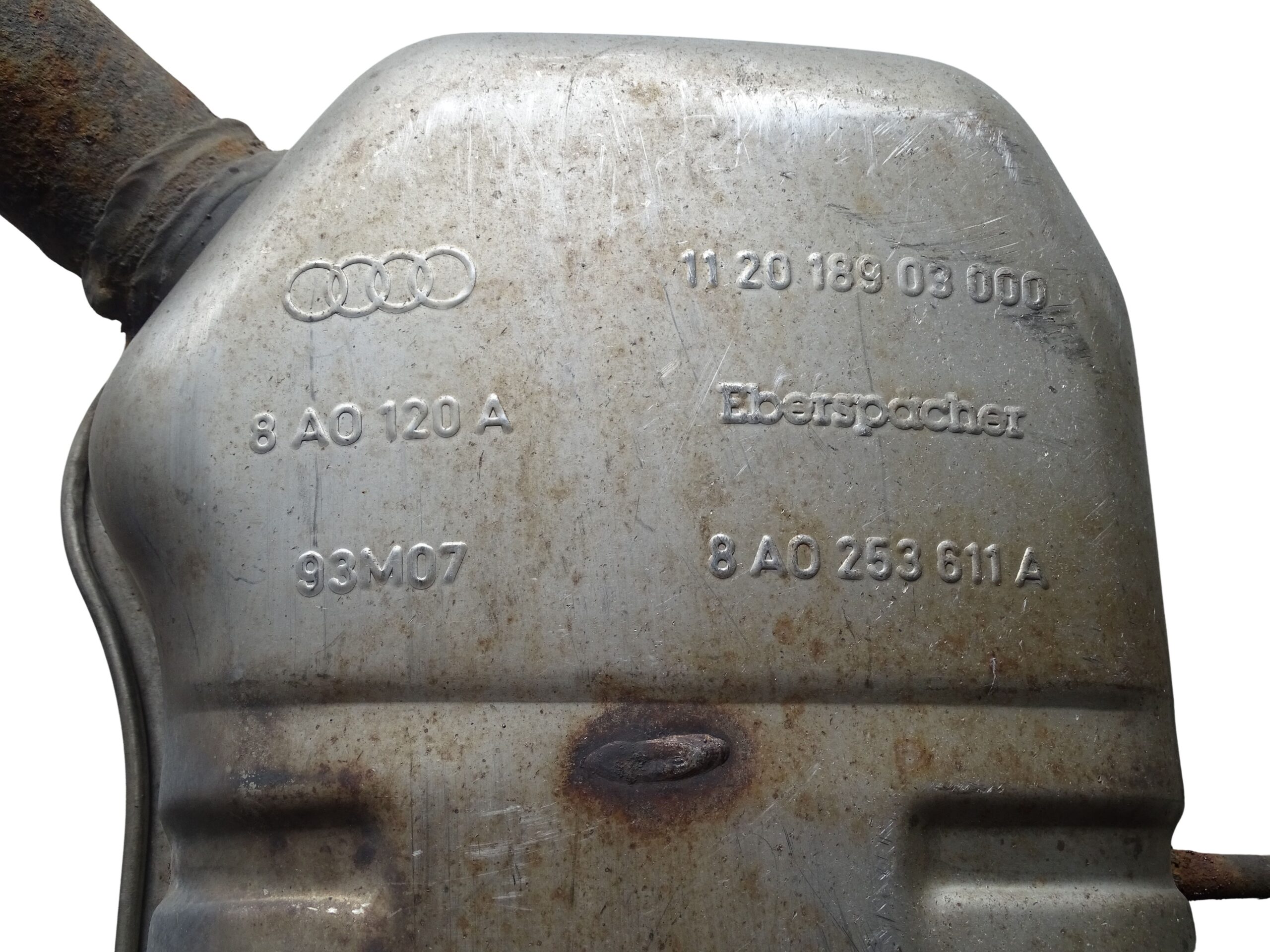 8A0253611A Audi 80 B4 Limousine Avant 2,3 Liter Benziner Endschalldämpfer Auspuff (NG/ABC/AAH Motorcode) – Bild 9