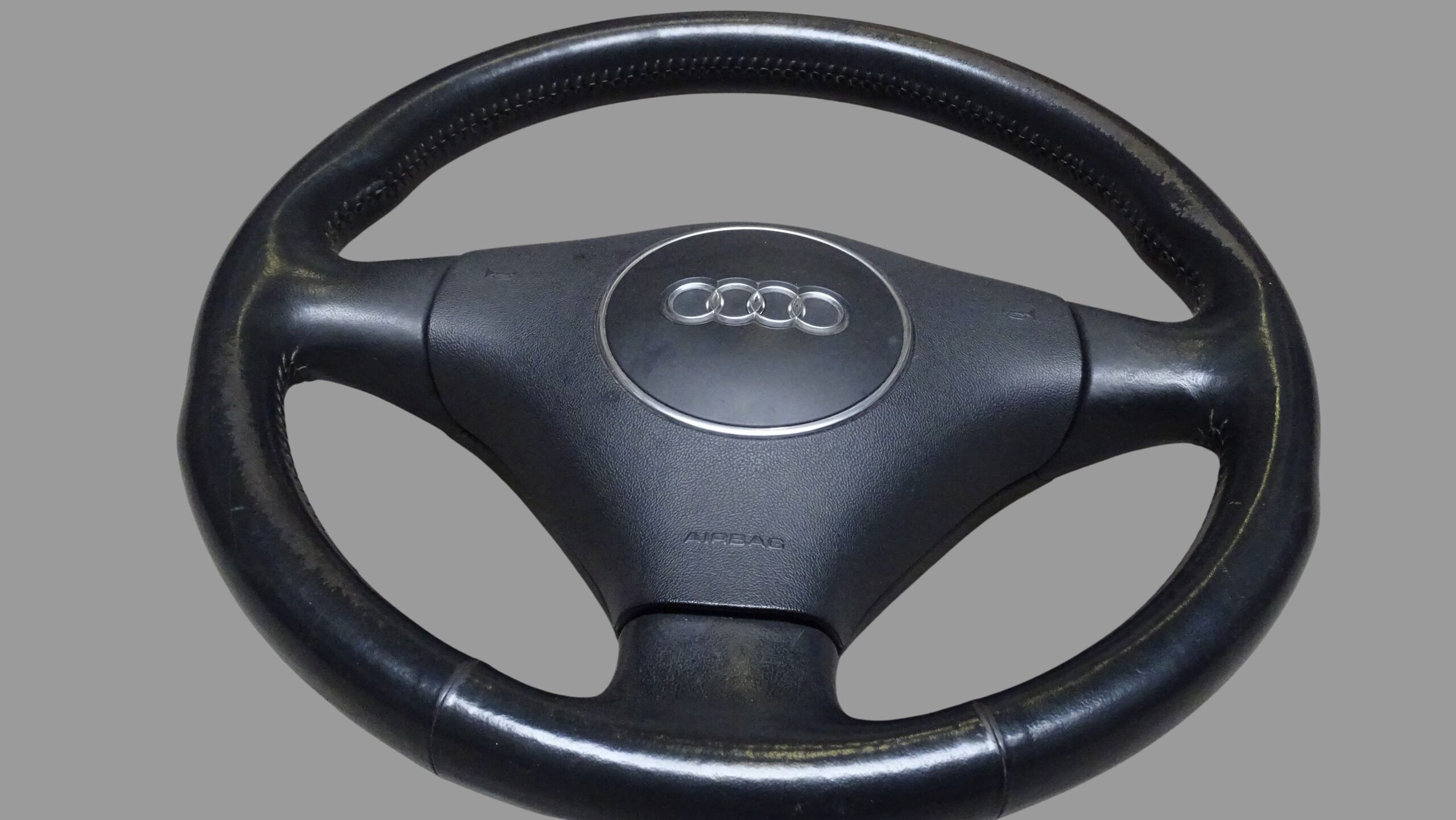 8P0419091BJ Audi A3 8P 3-Speichen-Lenkrad Lederlenkrad Lenkrad Schwarz – Bild 3