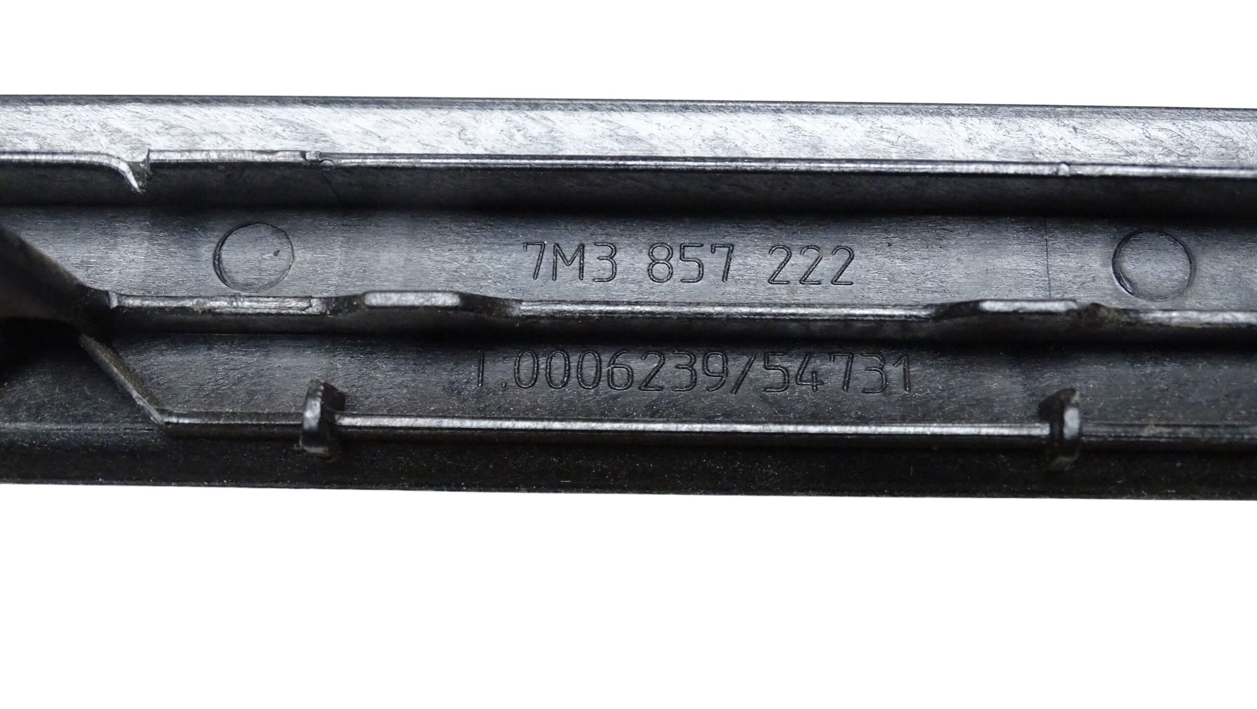 7M3857222 VW Sharan 7M6 7M8 7M9 Seat Alhambra 7V8 7V9 Armaturenbrett Handschufach Zierleiste Dekorleiste Schwarz – Bild 8
