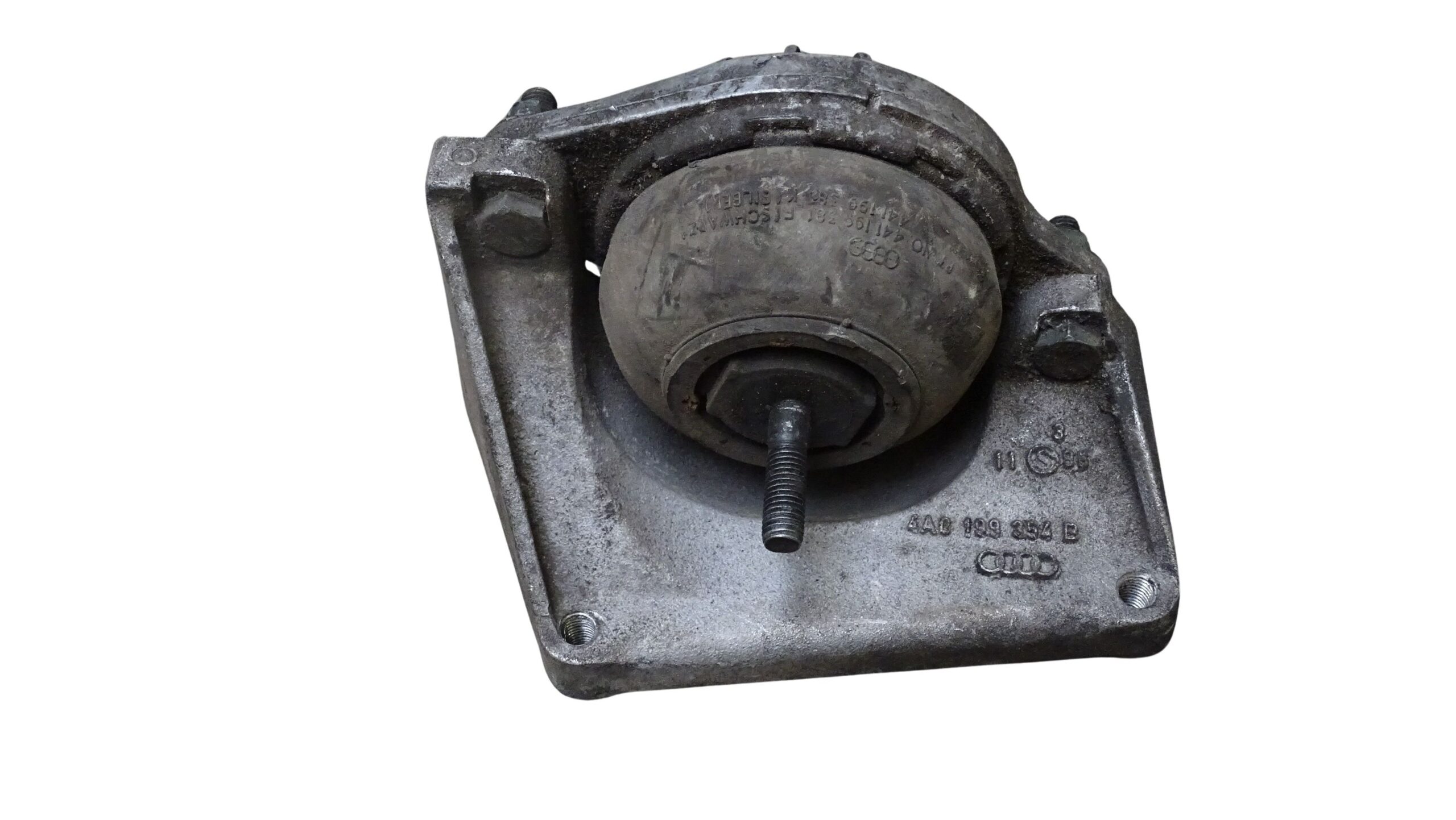 4A0199354B Audi S4 A6 S6+ C4 1.8 1.9 Liter V8 4.2l Motorhalter Konsole rechts – Bild 2