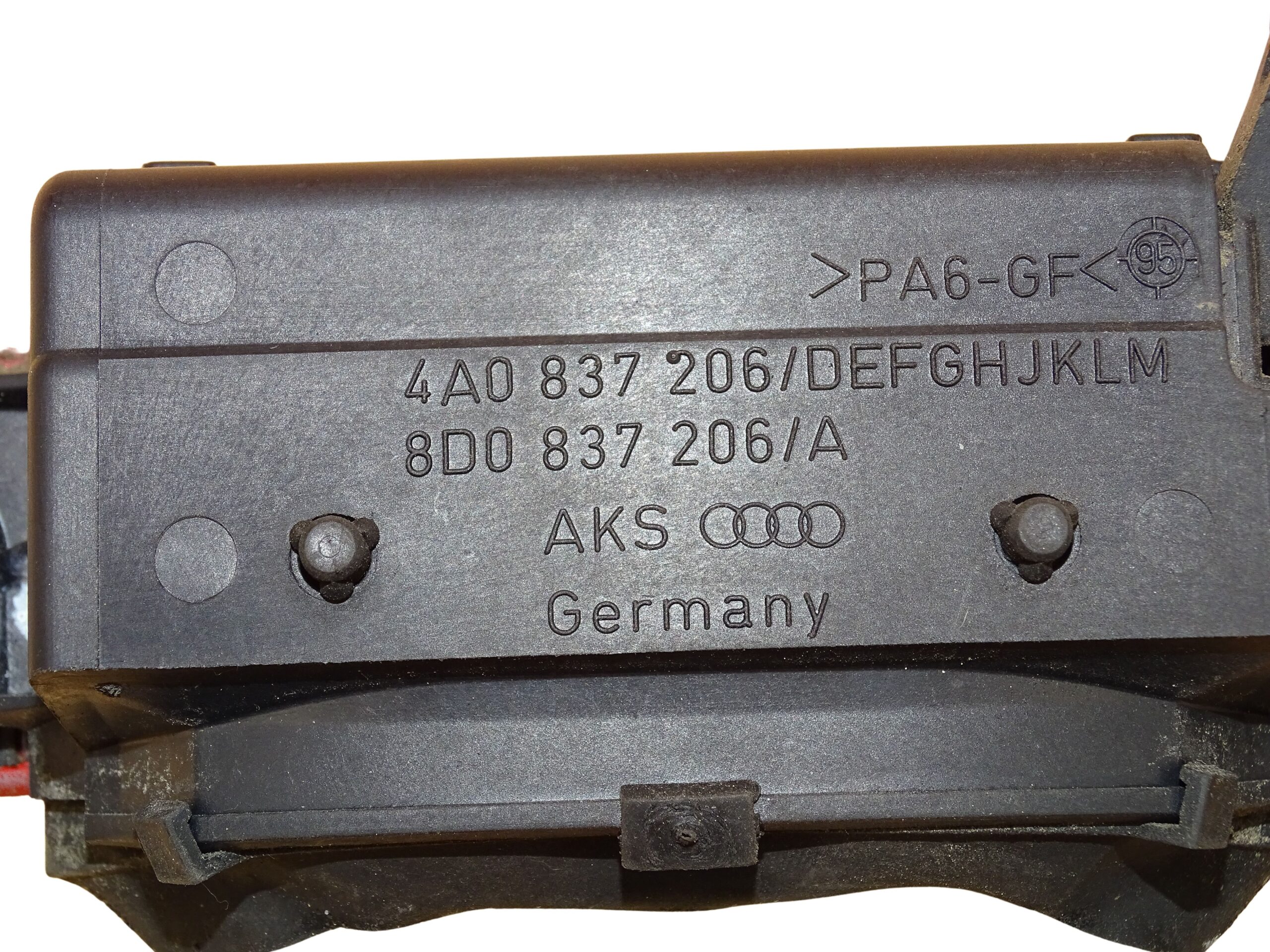 4A0837206/8D0837206A D/E/F/G/H/J/K/L/M Audi 80 90 100 Coupe Typ 89 A4 B5 Türgriff vorne rechts Laserrot – Bild 4