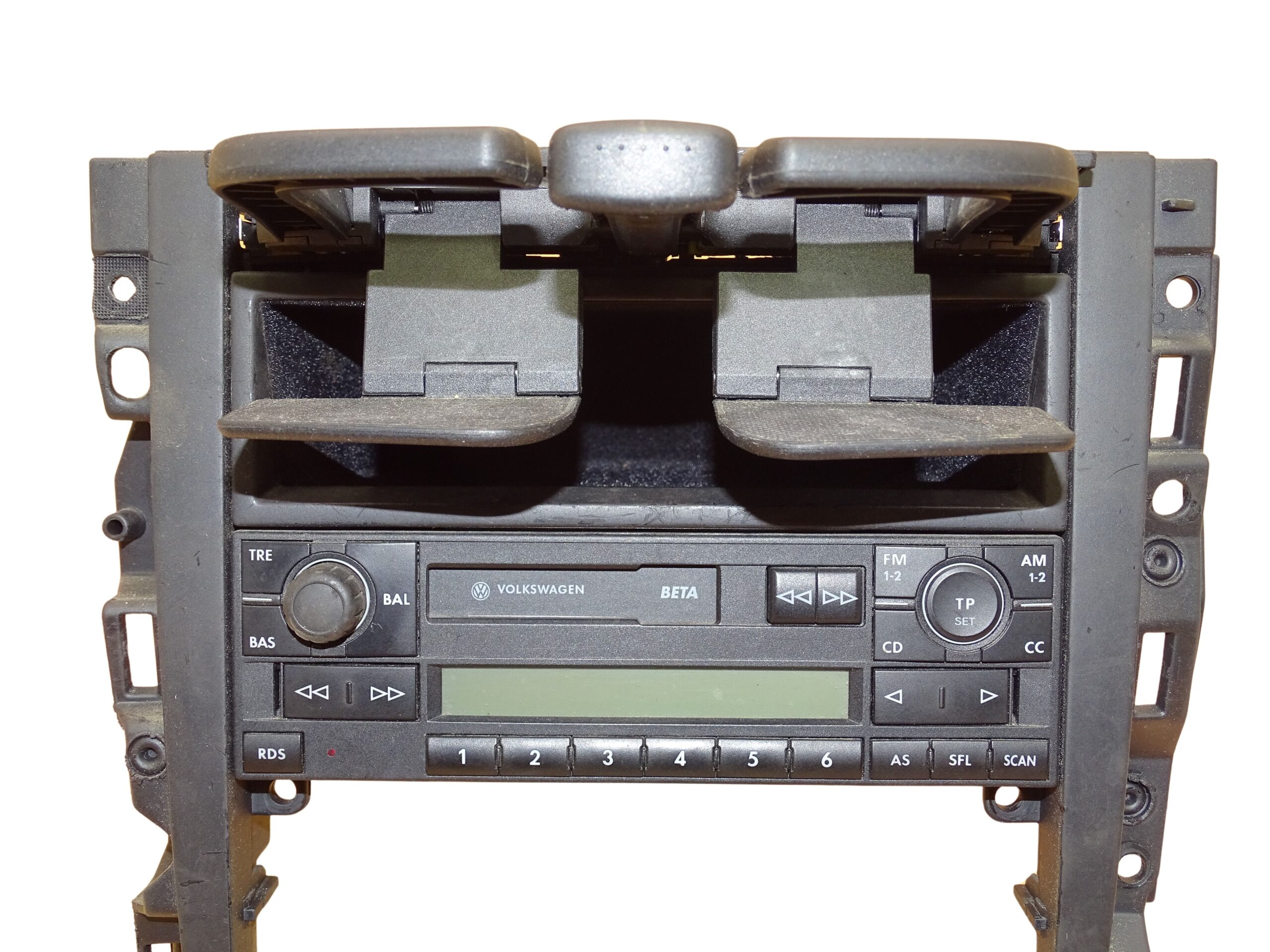 1J1858069F / 1J1858071F VW Golf 4 IV Verkleidung mit Radio Getränkehalter Becherhalter – Bild 6