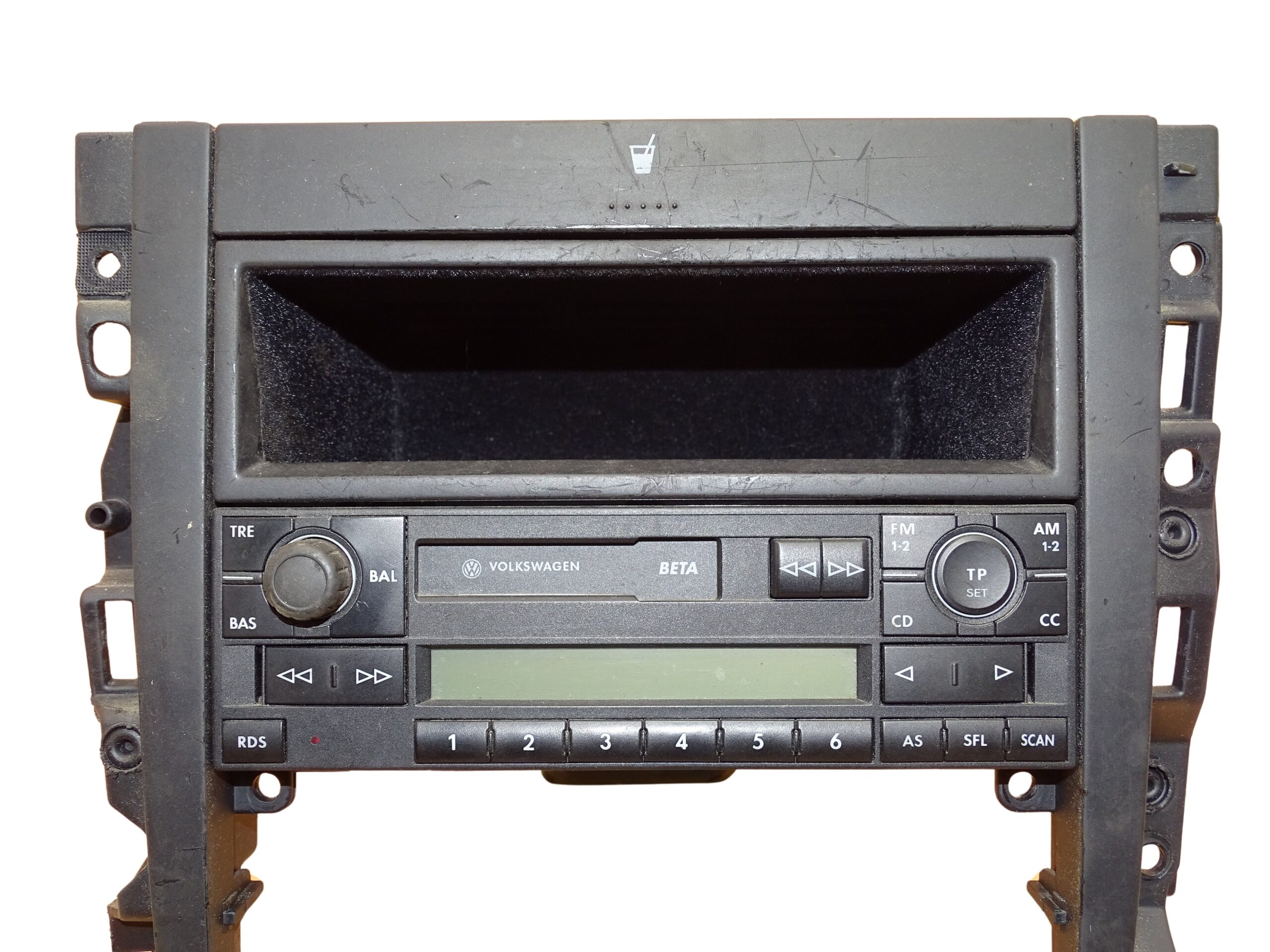 1J1858069F / 1J1858071F VW Golf 4 IV Verkleidung mit Radio Getränkehalter Becherhalter – Bild 7
