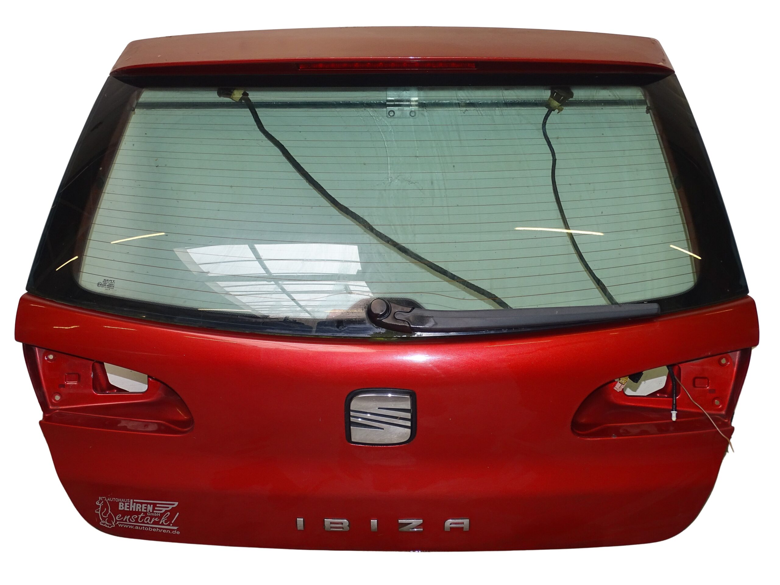 6L6827024B Seat Ibiza Stylance Heckklappe Kofferraumdeckel Heckdeckel Lacknummer S3X Robinrot metallic