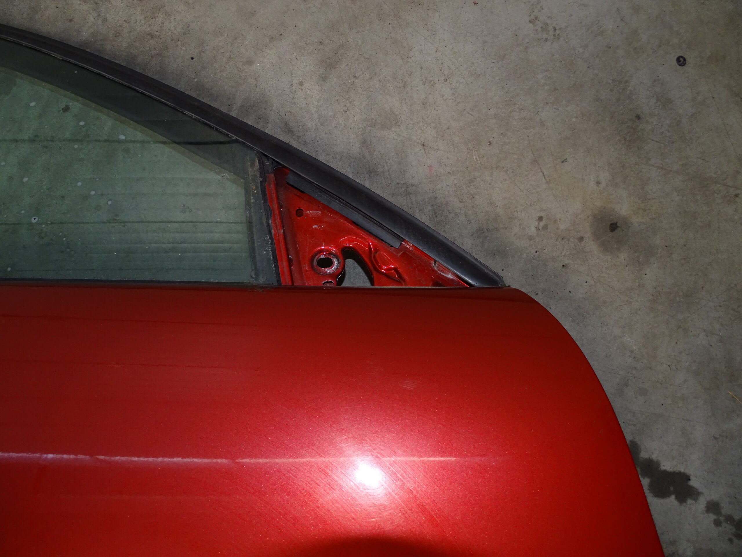 6L3831056R Seat Ibiza Skylance Original Tür vorne Rechts Beifahrerseite Robinrot Metallic S3X – Bild 5
