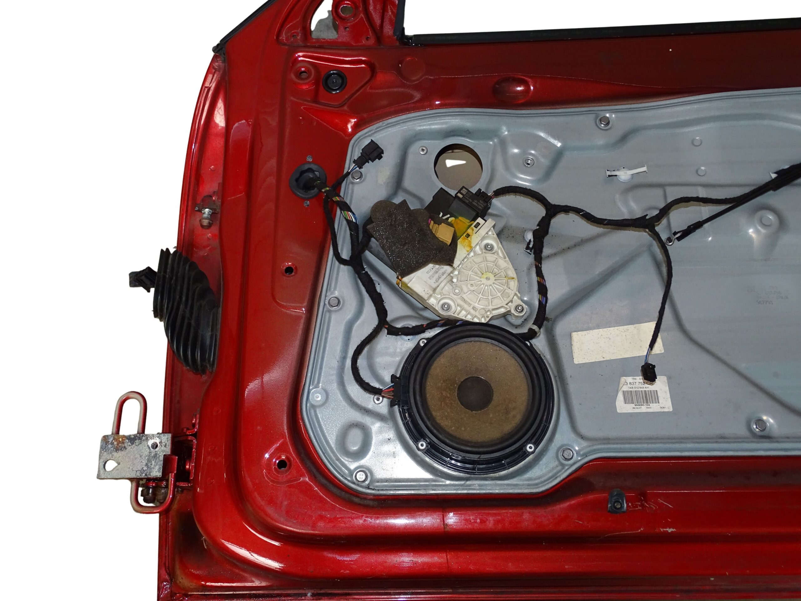 6L3831056R Seat Ibiza Skylance Original Tür vorne Rechts Beifahrerseite Robinrot Metallic S3X – Bild 7