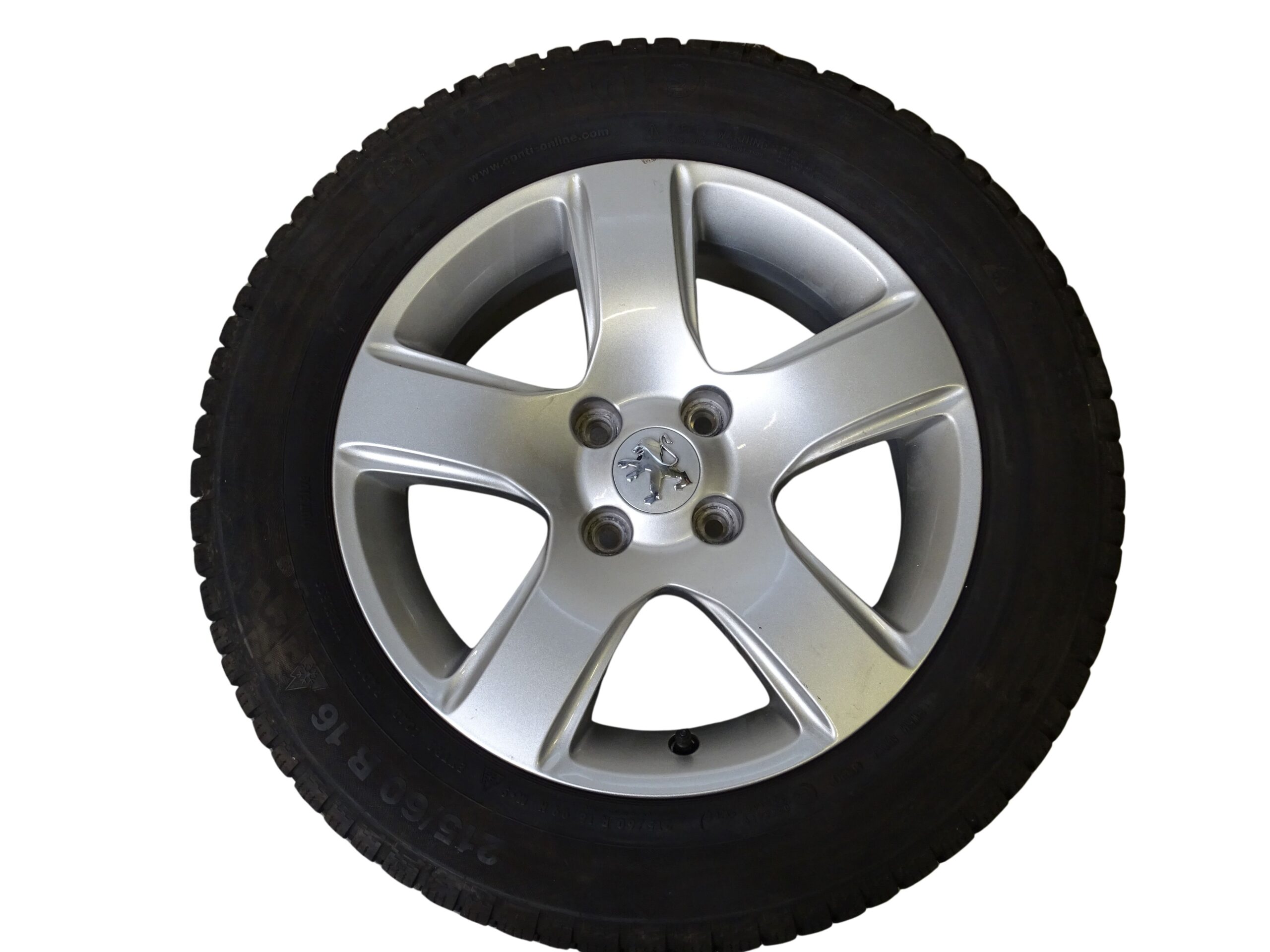 9684880380 / 5402Y4 Peugeot Alufelgensatz 7,0x16 Zoll ET32 Lochkreis 4x108 Conitnental Winter Contact TS830P 5-7mm Profiltiefe – Bild 8