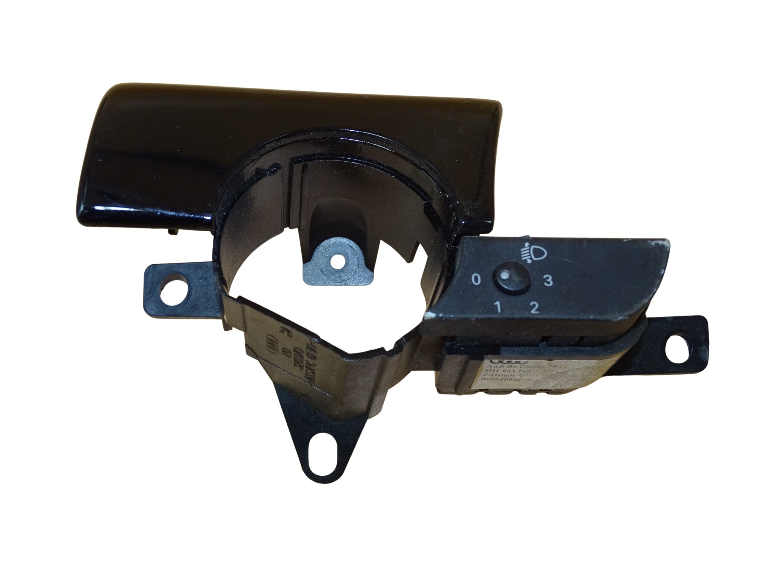 8H1853189A Audi A4 B6 Cabrio Interieurleiste Zierleiste Armaturenbretleiste Schwarz Gläzend – Bild 2